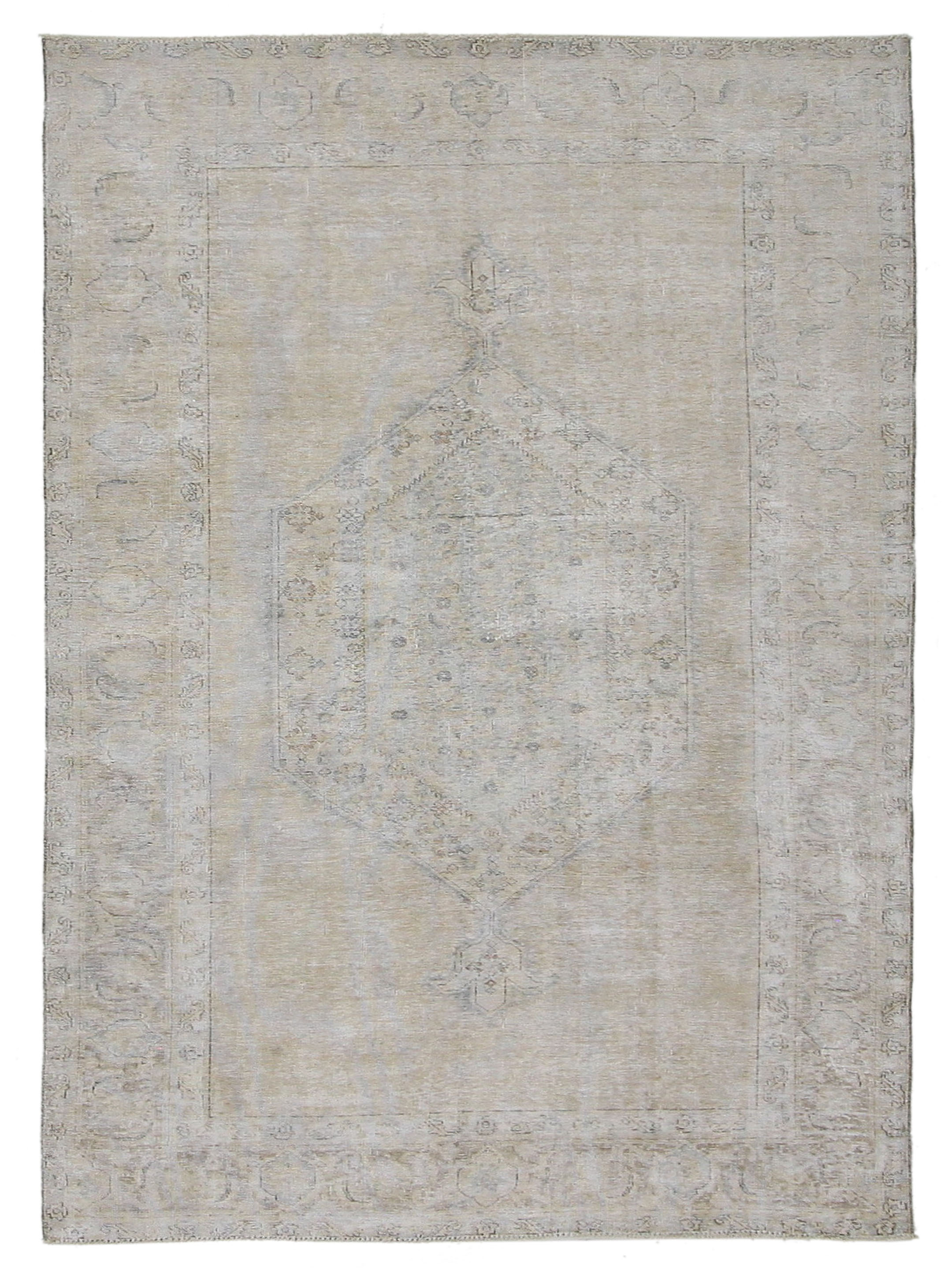 Vintage Hand Knotted Ivory 6x11