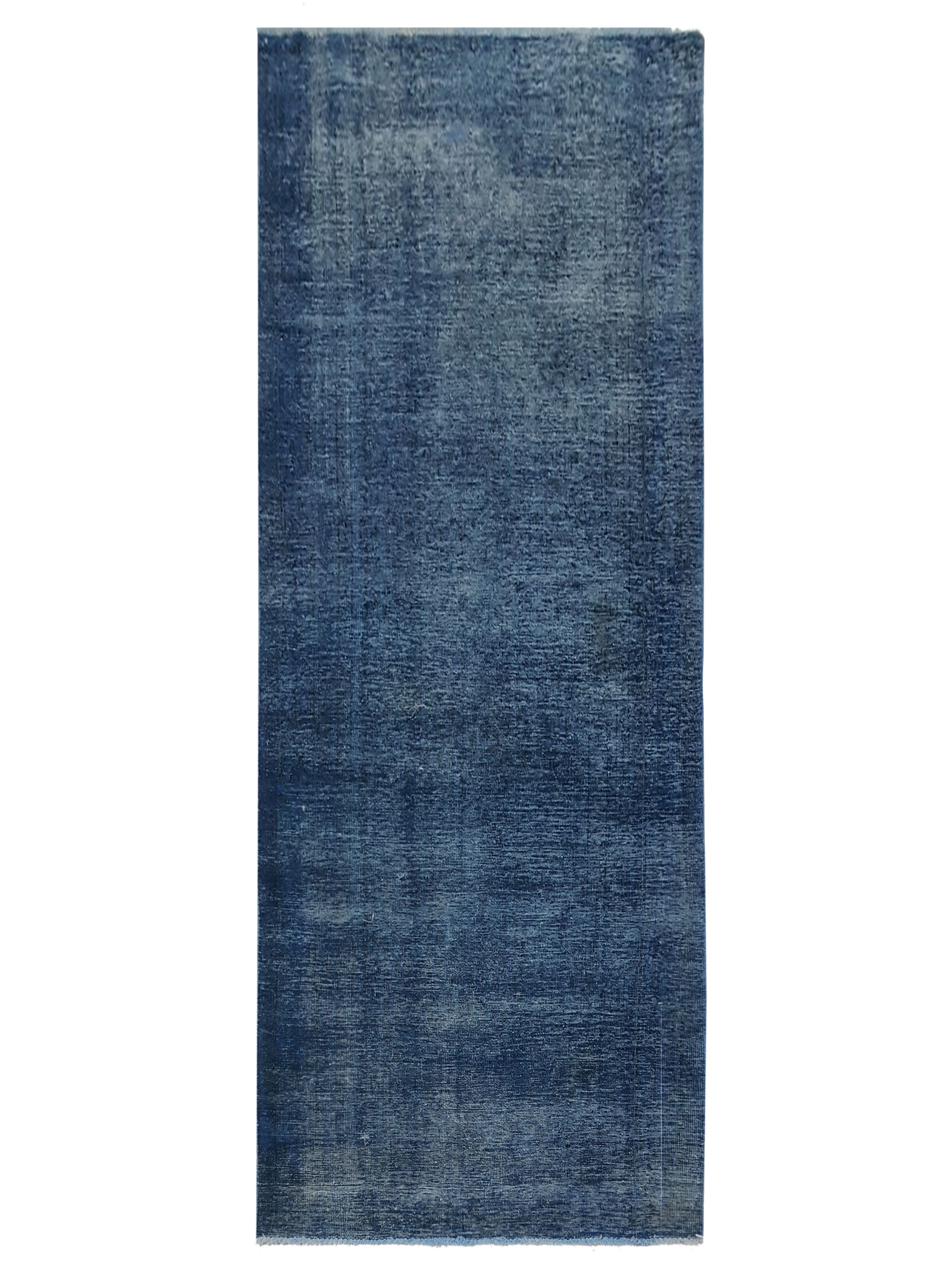 Overdyed Hand Knotted Blue 3x10