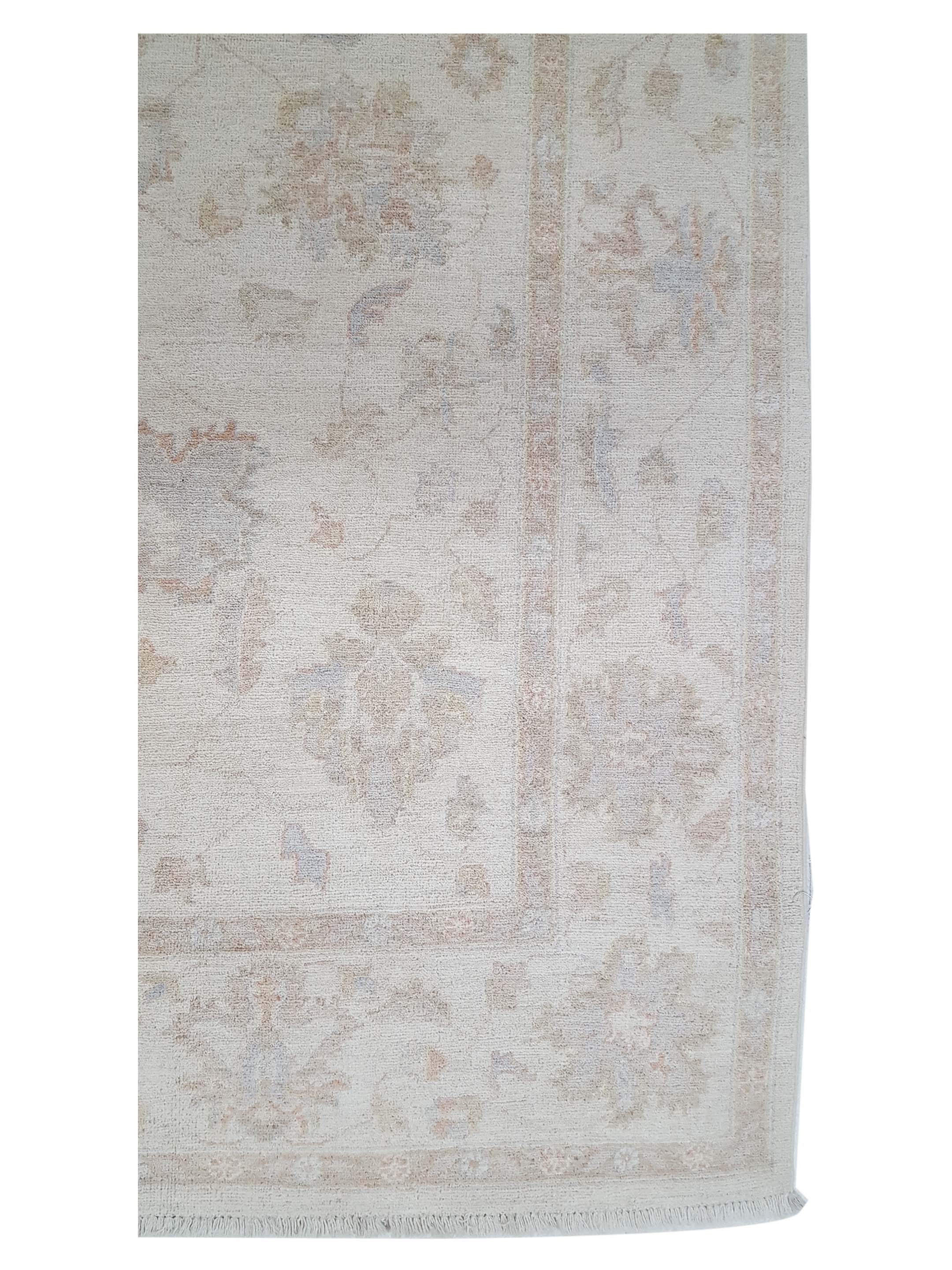 Ziegler Hand Knotted Ivory 6x9 - Image 4 of 6