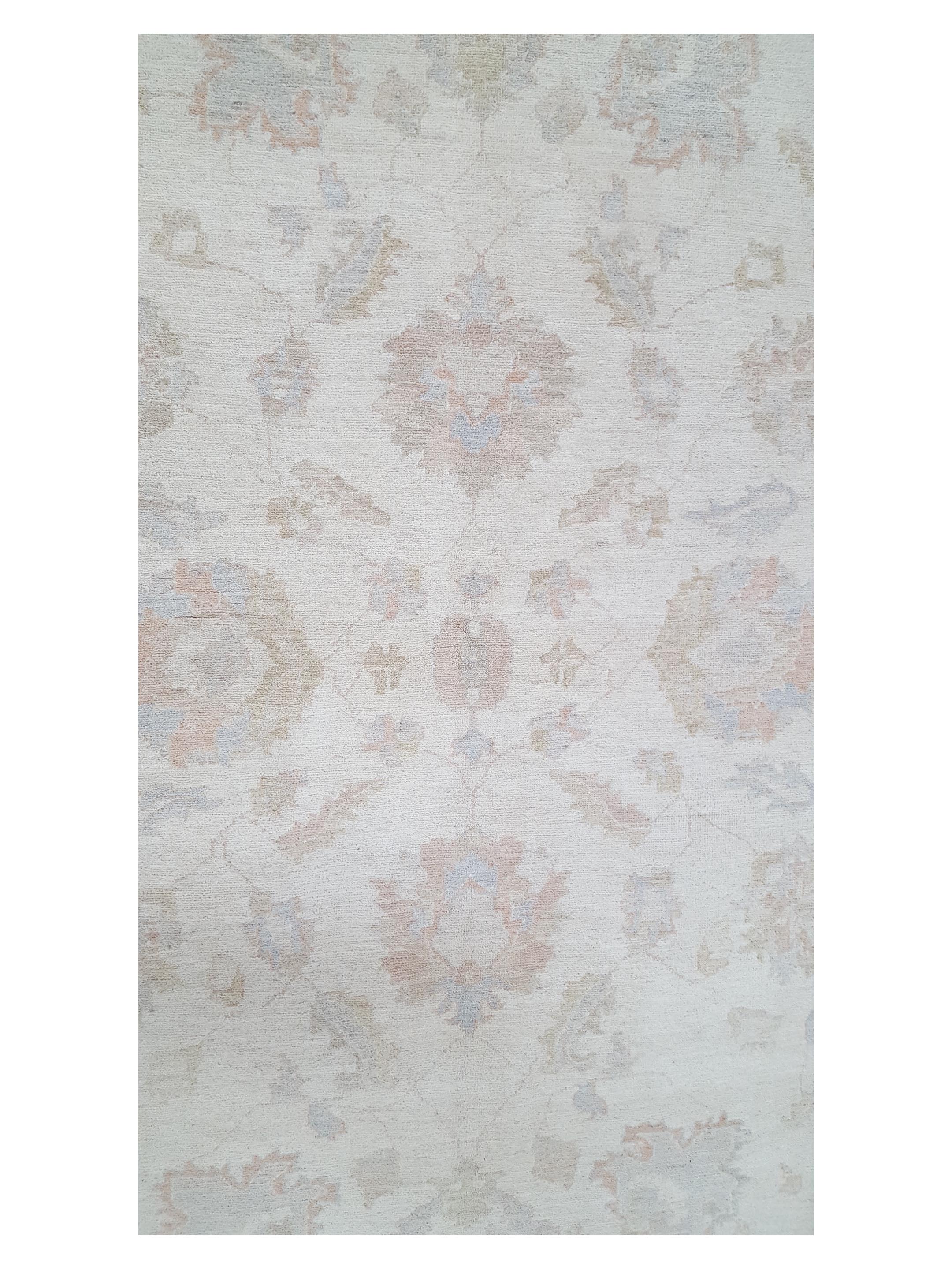 Ziegler Hand Knotted Ivory 6x9 - Image 5 of 6