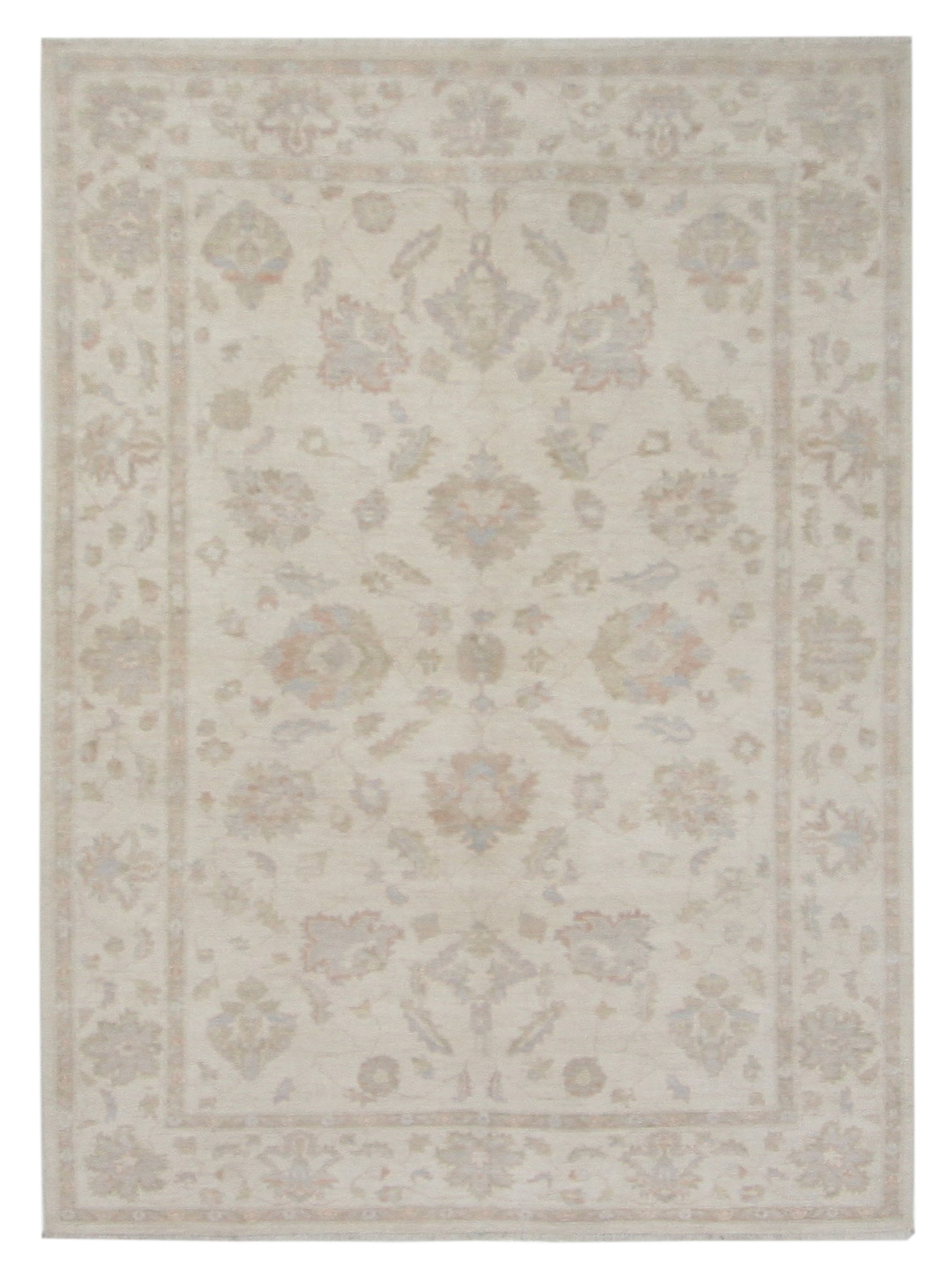 Ziegler Hand Knotted Ivory 6x9