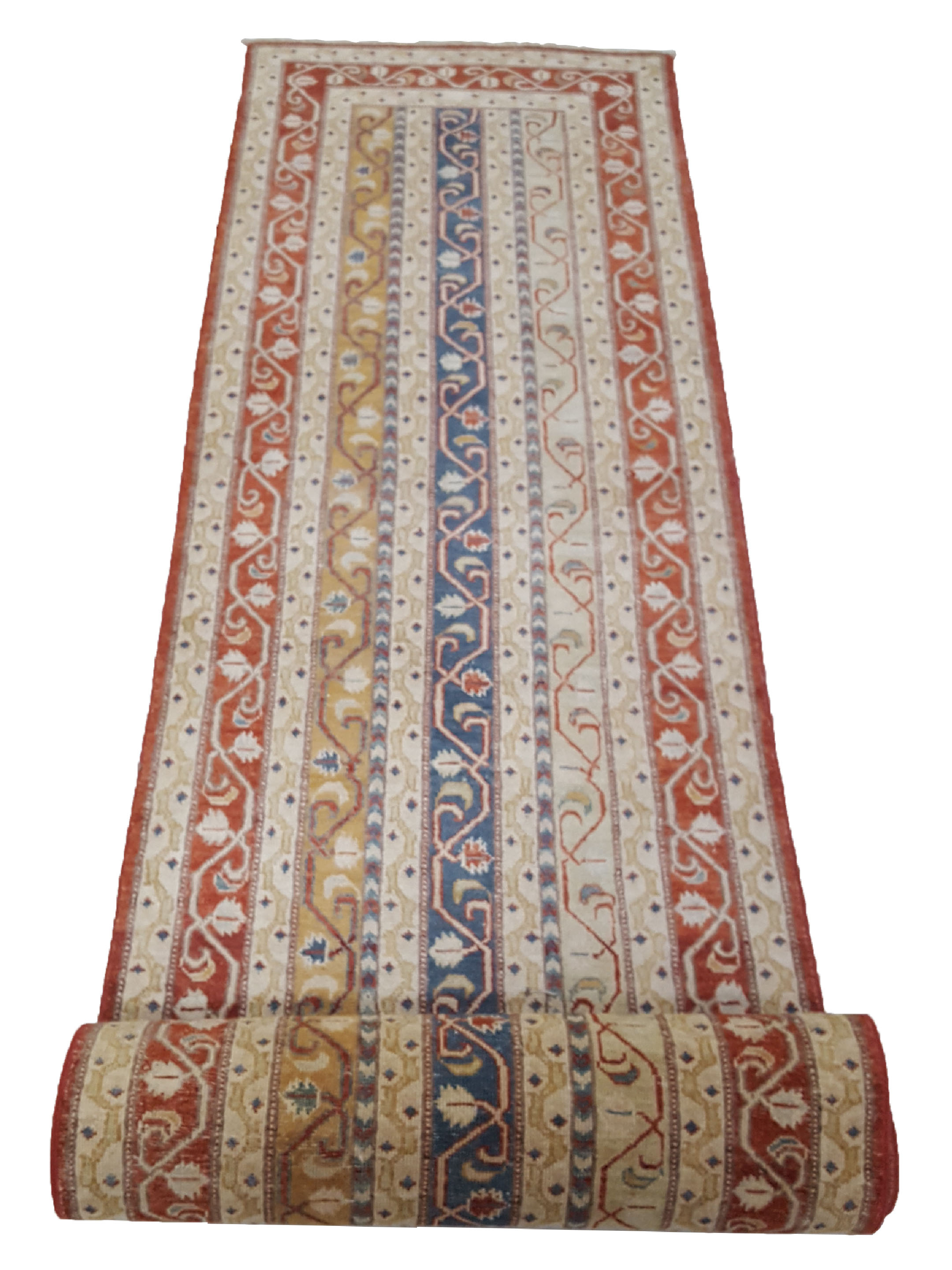 Ziegler Hand Knotted Red 3x10 - Image 2 of 5