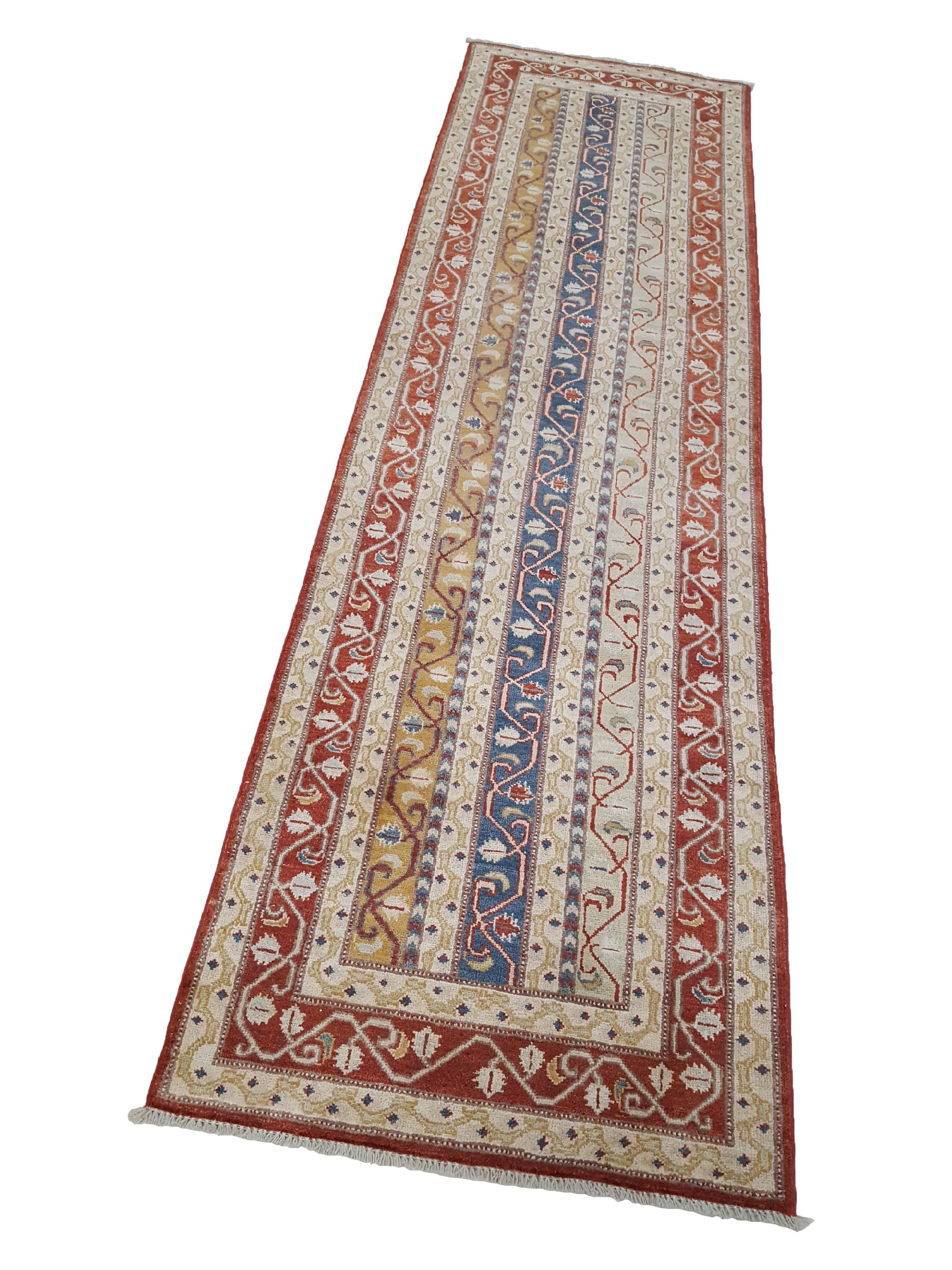 Ziegler Hand Knotted Red 3x10 - Image 5 of 5