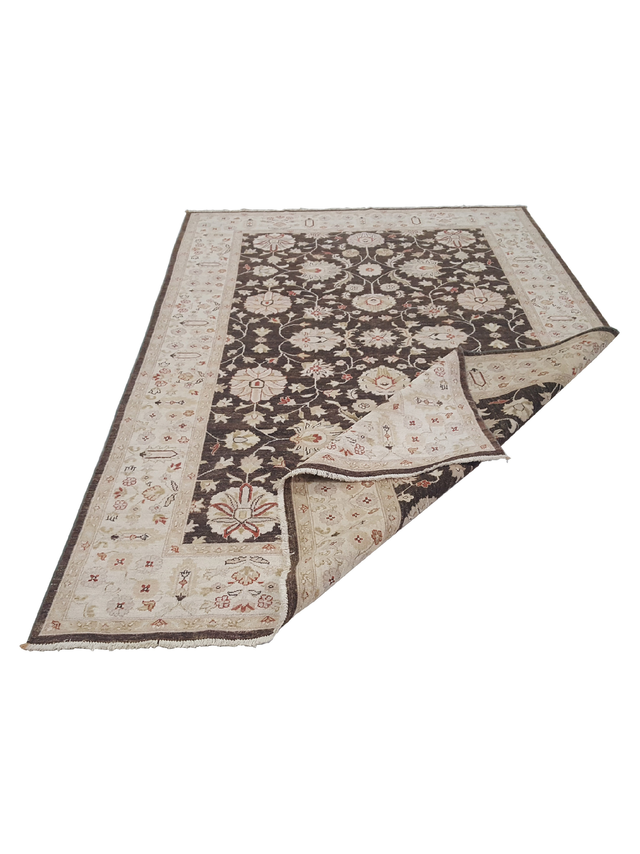 Ziegler Hand Knotted Brown 6x9 - Image 3 of 6