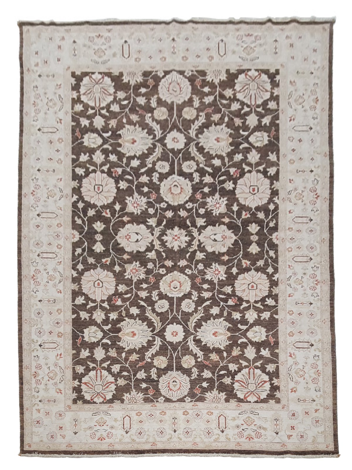 Ziegler Hand Knotted Brown 6x9