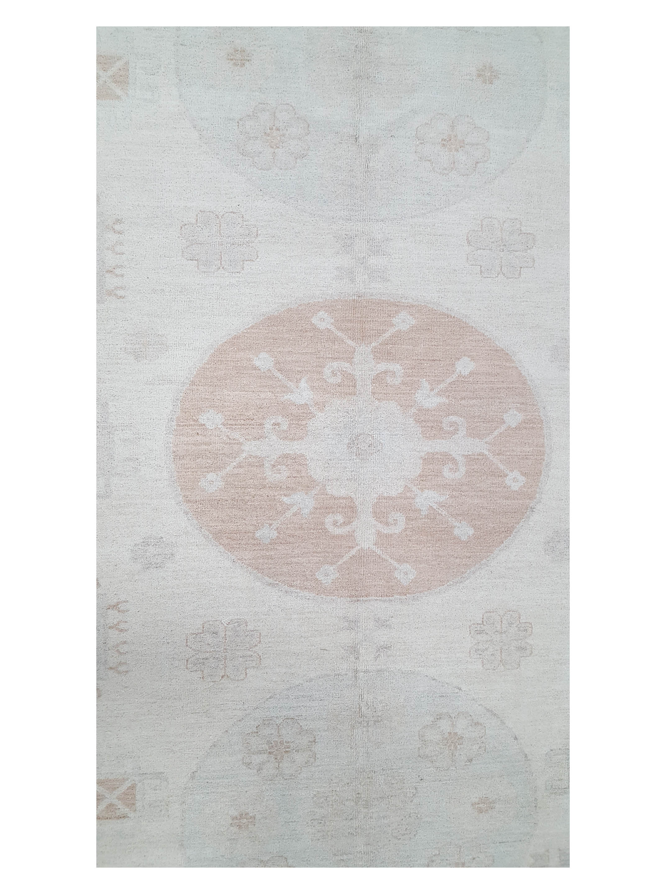 Ziegler Hand Knotted Ivory 8x10 - Image 5 of 6