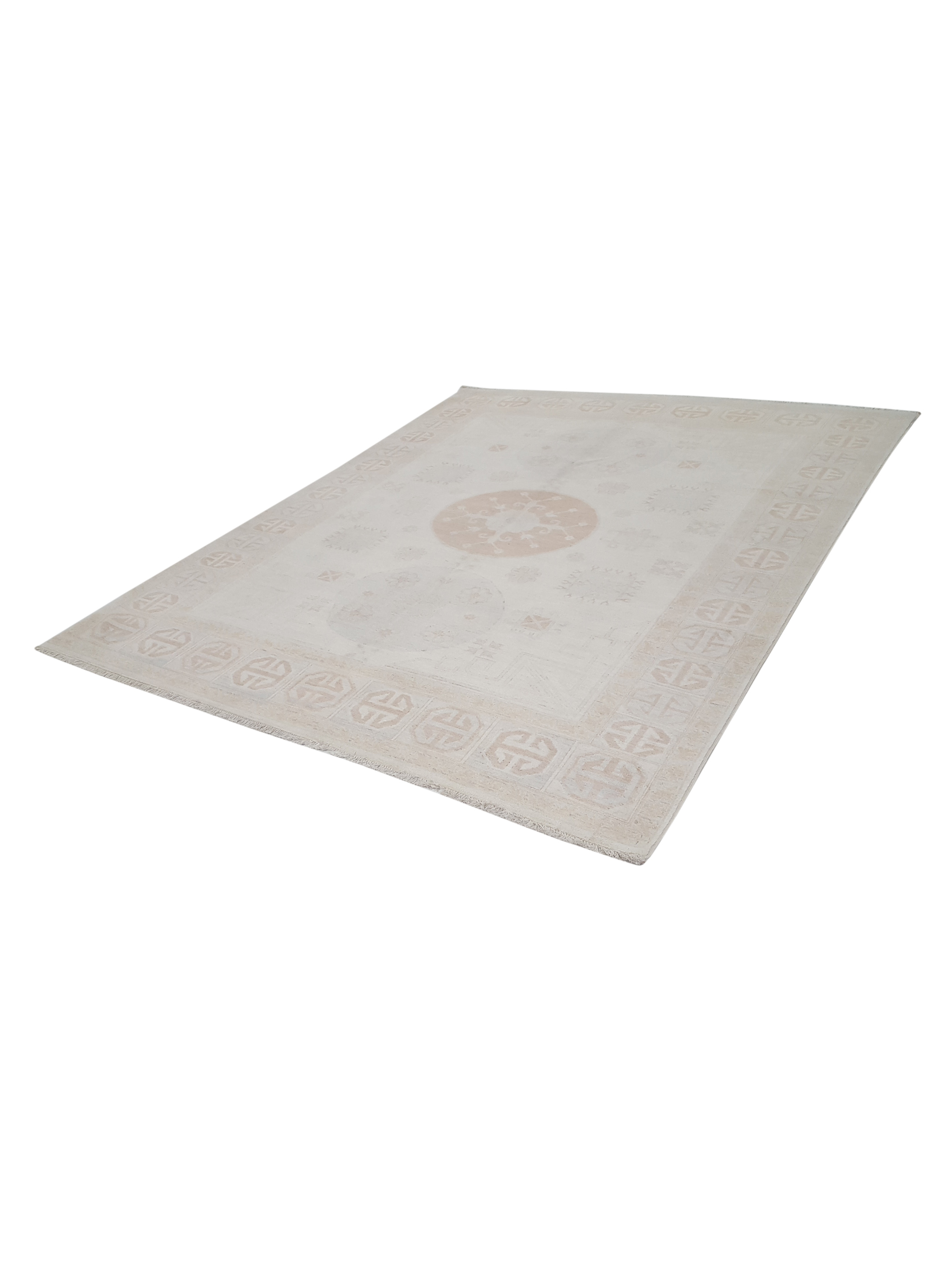Ziegler Hand Knotted Ivory 8x10 - Image 6 of 6