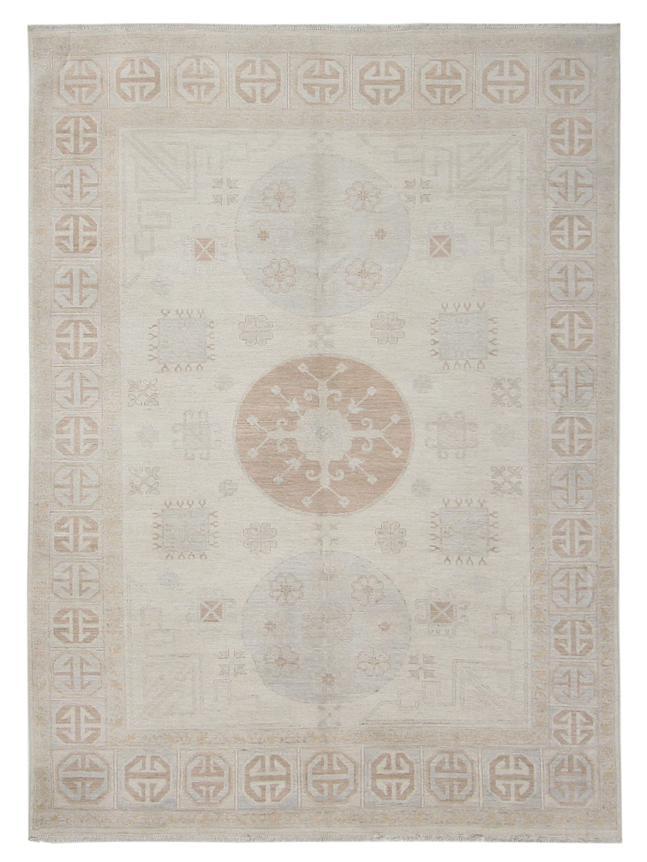 Ziegler Hand Knotted Ivory 8x10