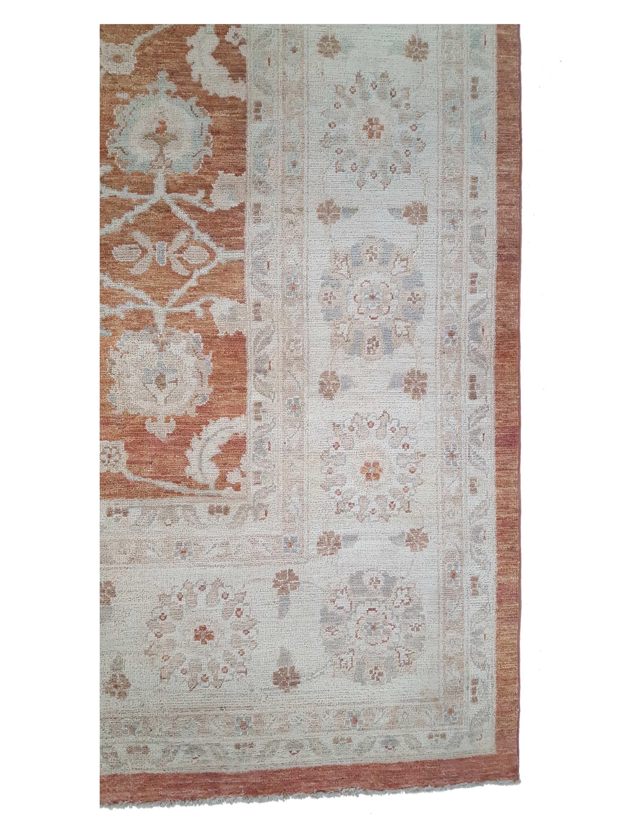 Ziegler Hand Knotted Rust 9x12 - Image 4 of 6