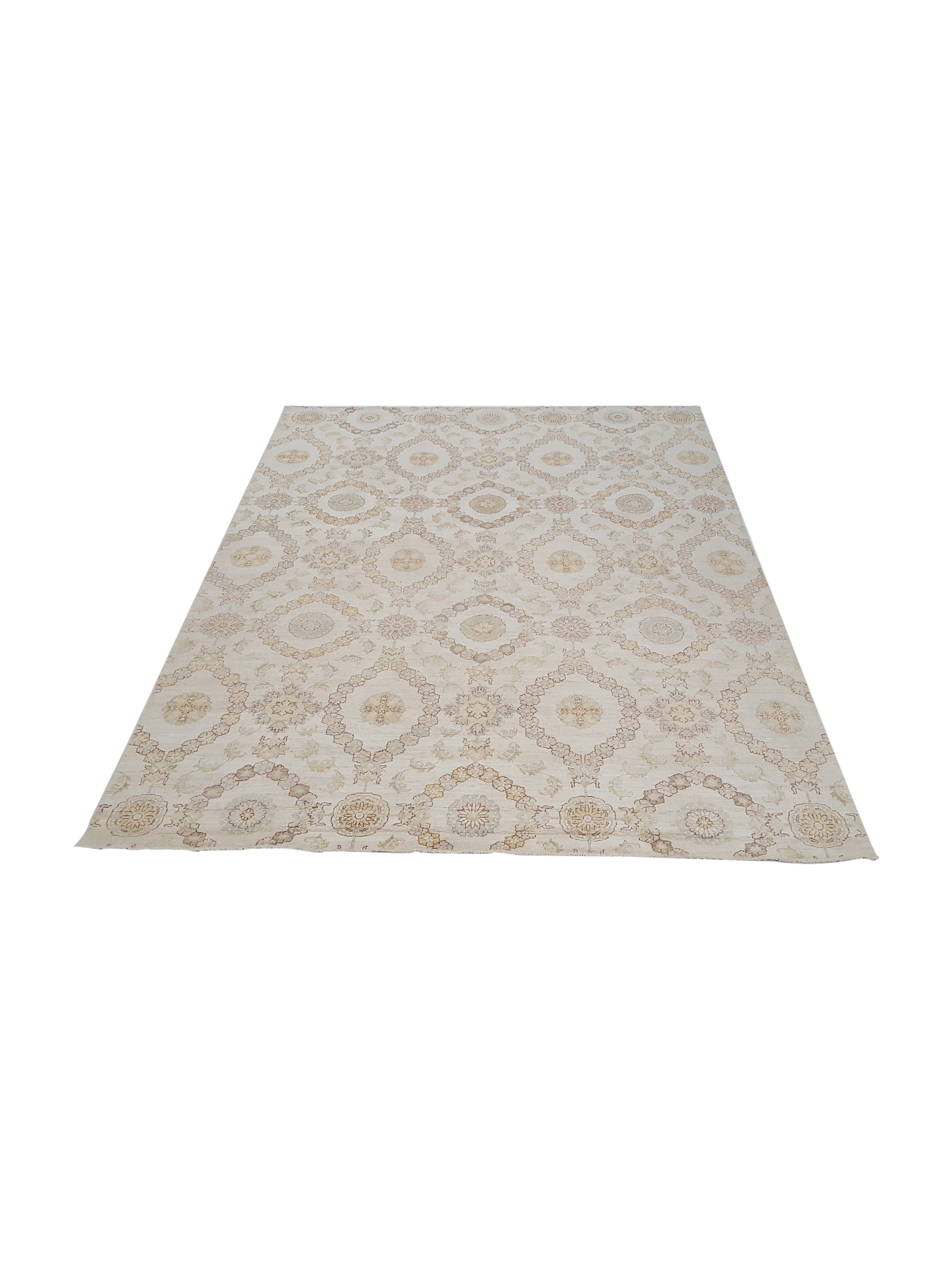 Ziegler Hand Knotted Ivory 9x12 - Image 2 of 6