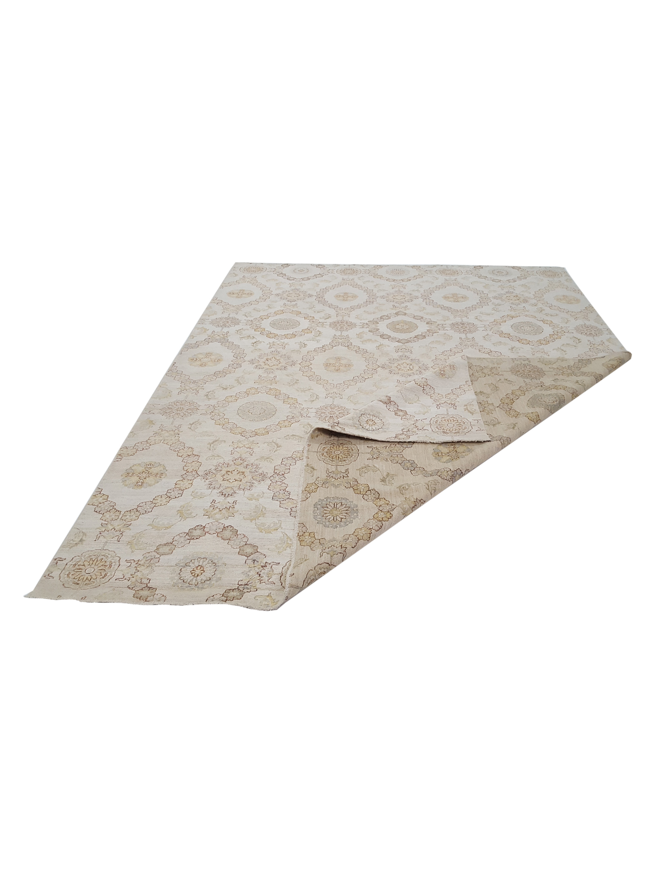 Ziegler Hand Knotted Ivory 9x12 - Image 3 of 6