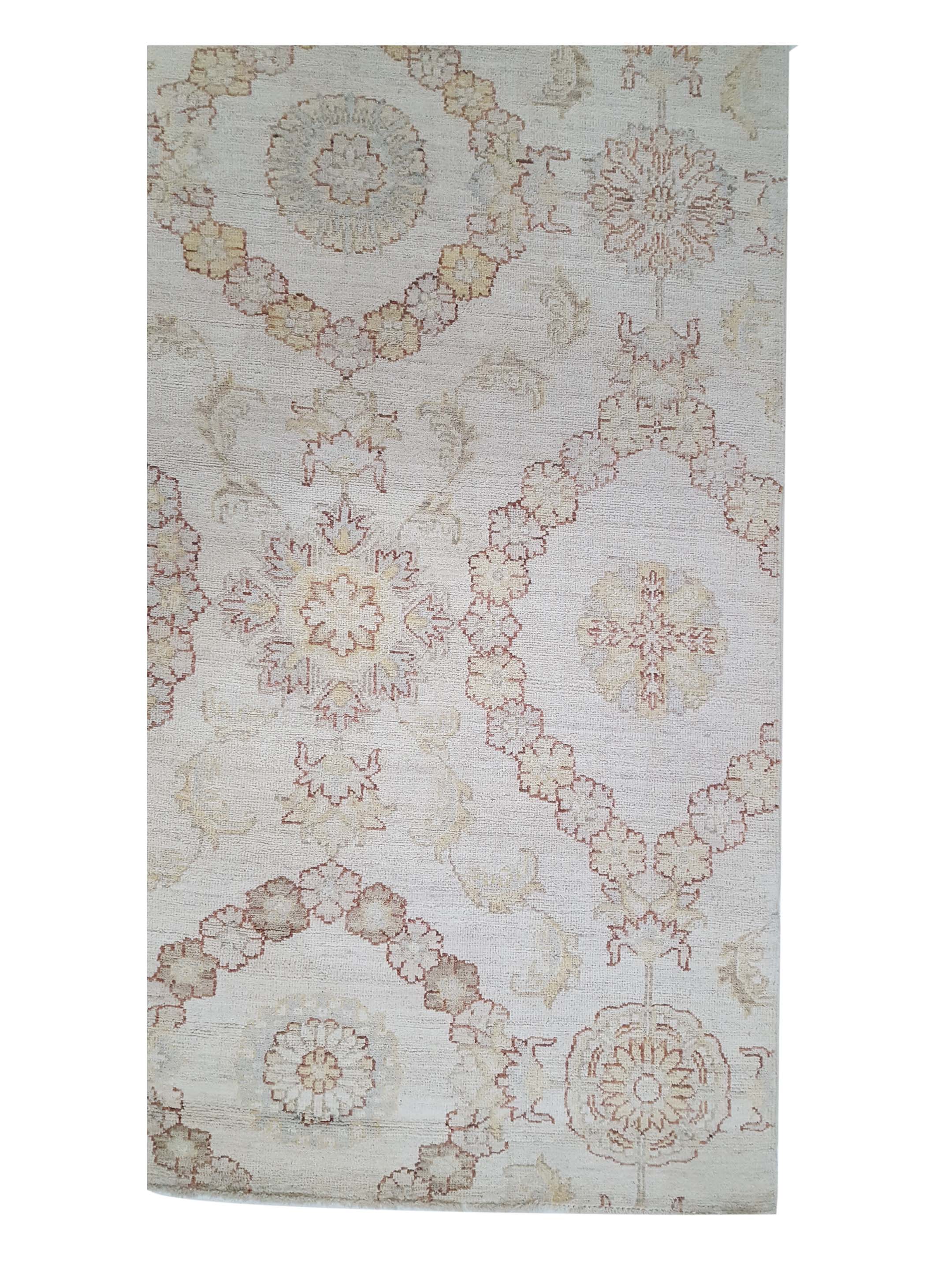 Ziegler Hand Knotted Ivory 9x12 - Image 4 of 6