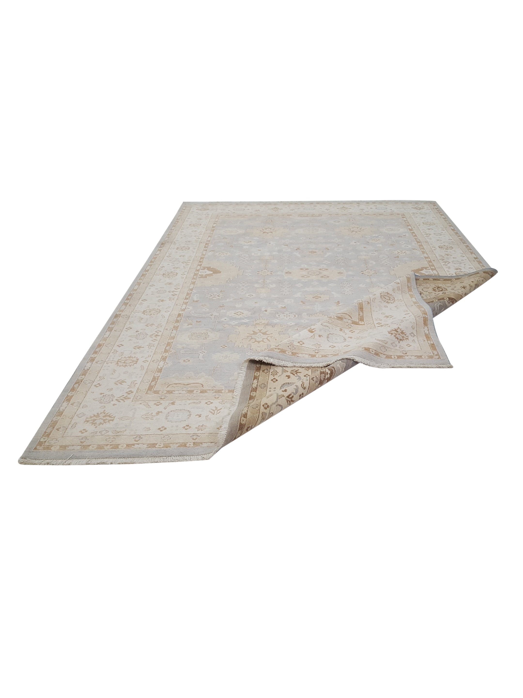 Ziegler Hand Knotted Lt.Grey 9x12 - Image 3 of 6