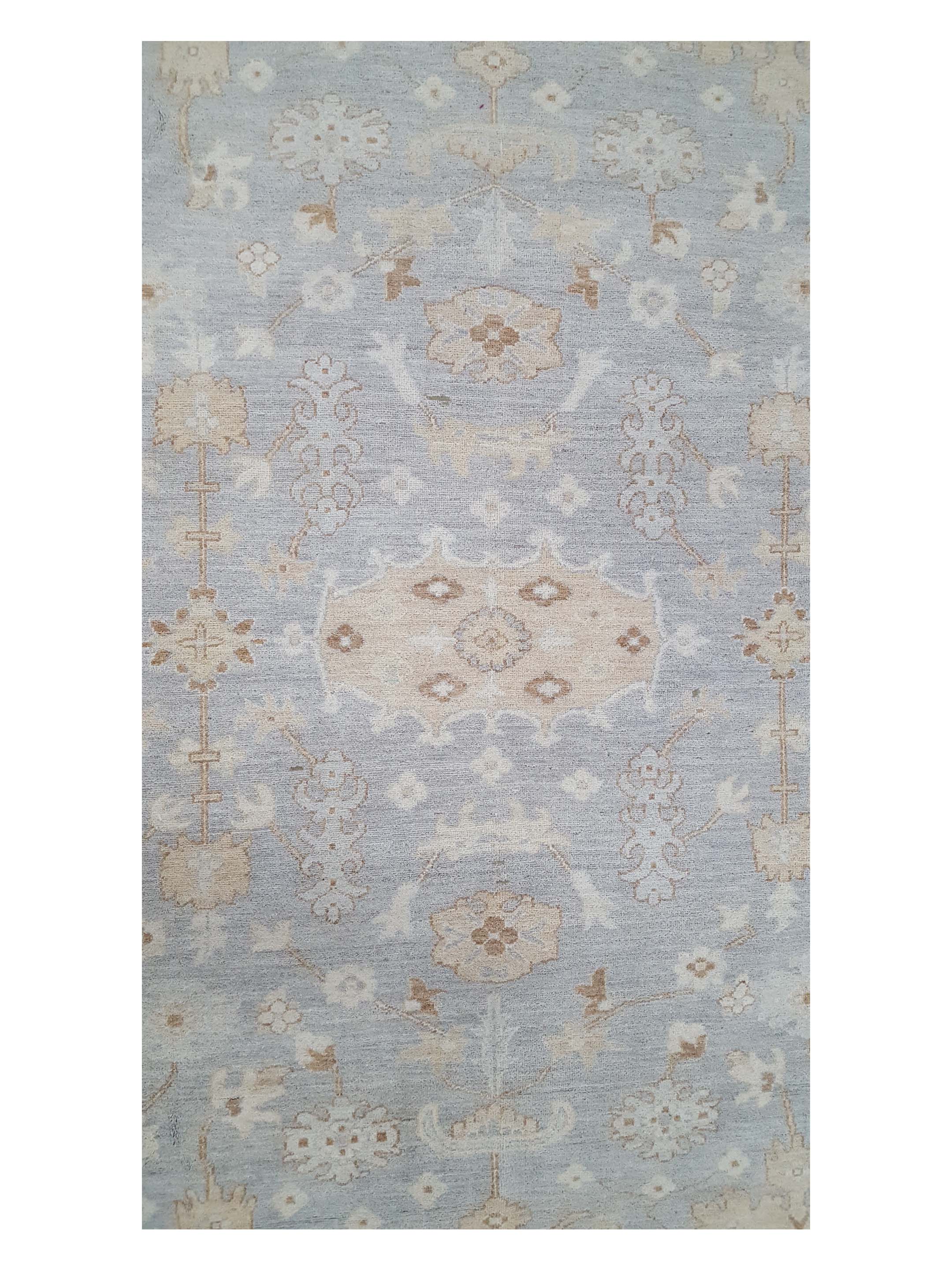 Ziegler Hand Knotted Lt.Grey 9x12 - Image 5 of 6