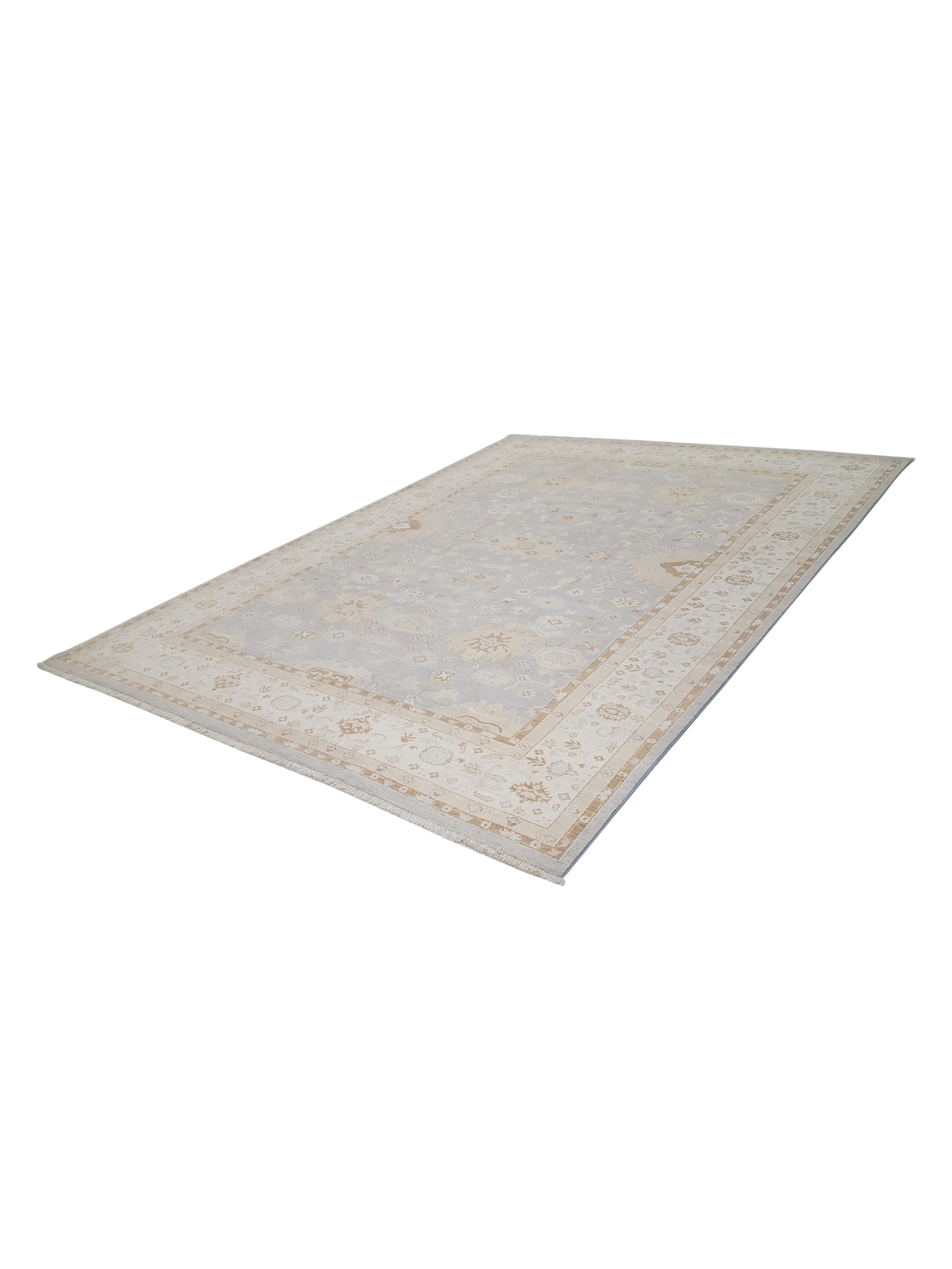 Ziegler Hand Knotted Lt.Grey 9x12 - Image 6 of 6
