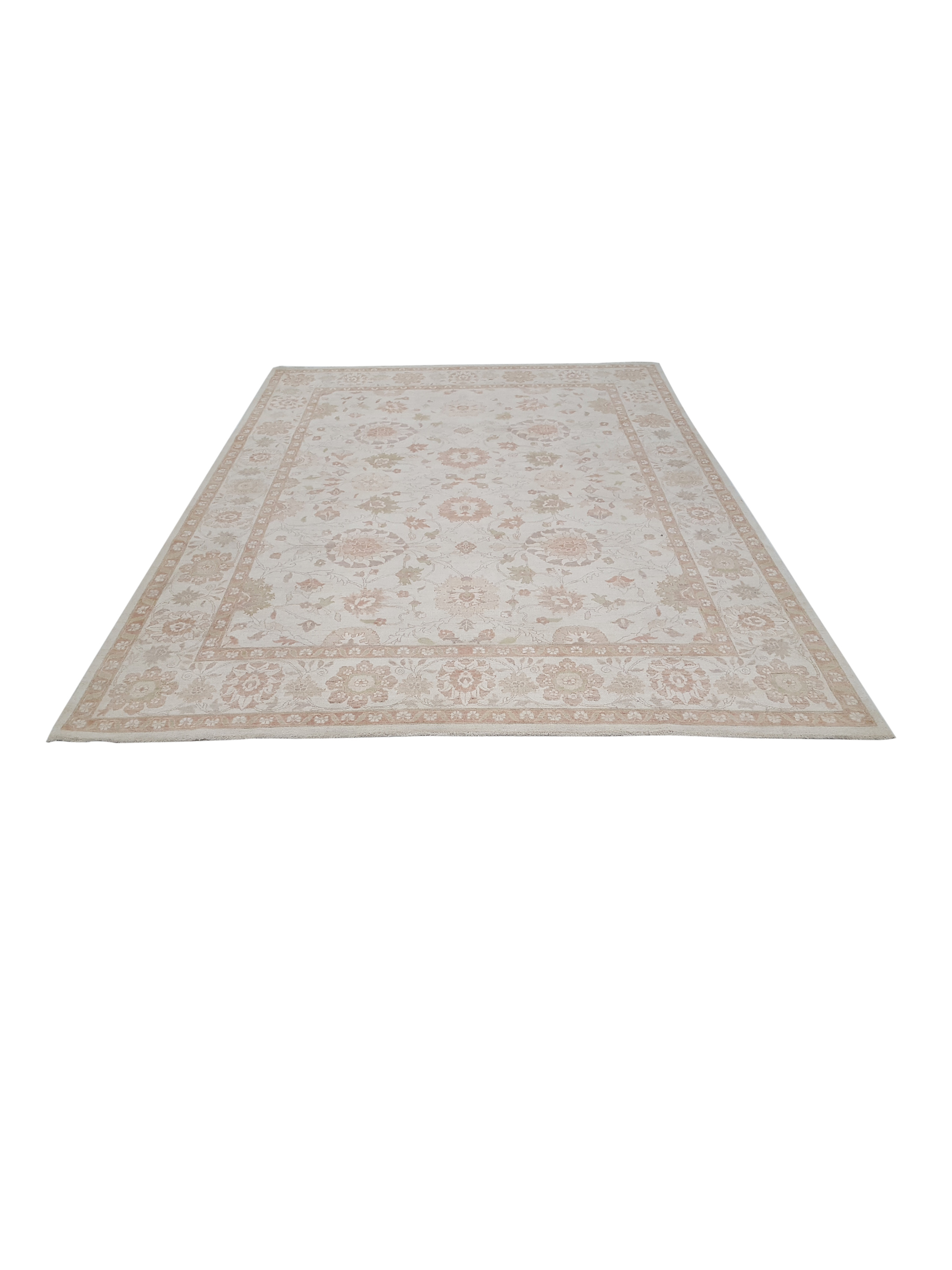 Ziegler Hand Knotted Ivory 9x12 - Image 2 of 6