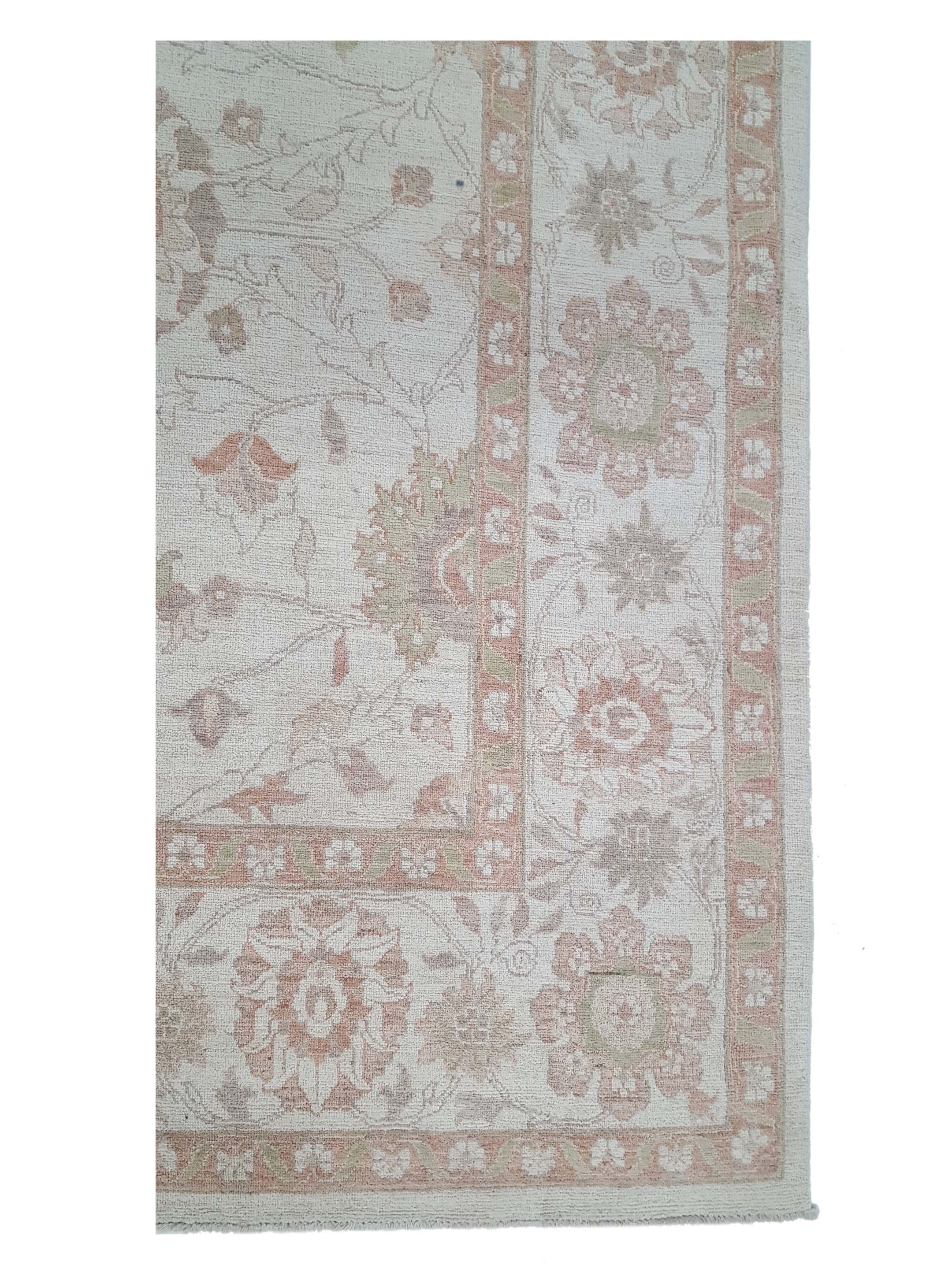 Ziegler Hand Knotted Ivory 9x12 - Image 4 of 6