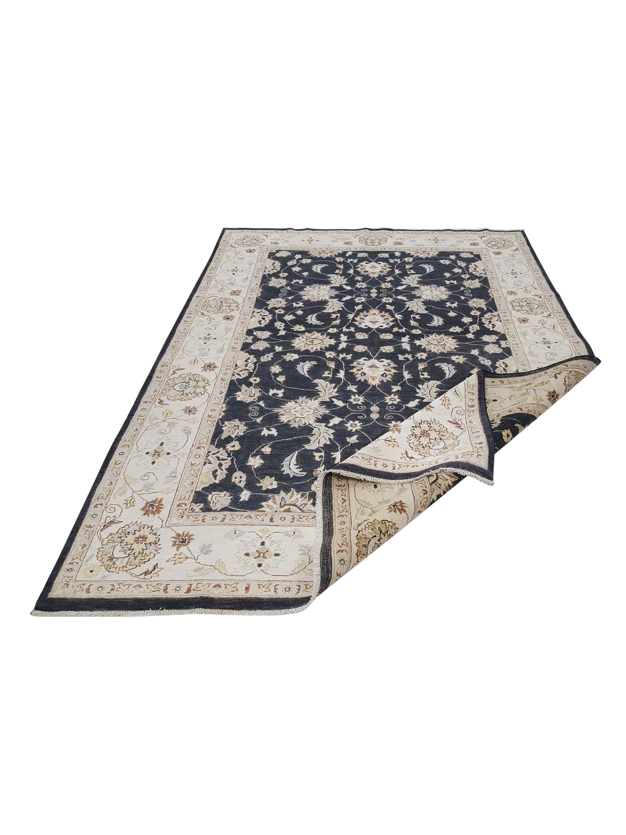 Ziegler Hand Knotted Black 7x10 - Image 3 of 5