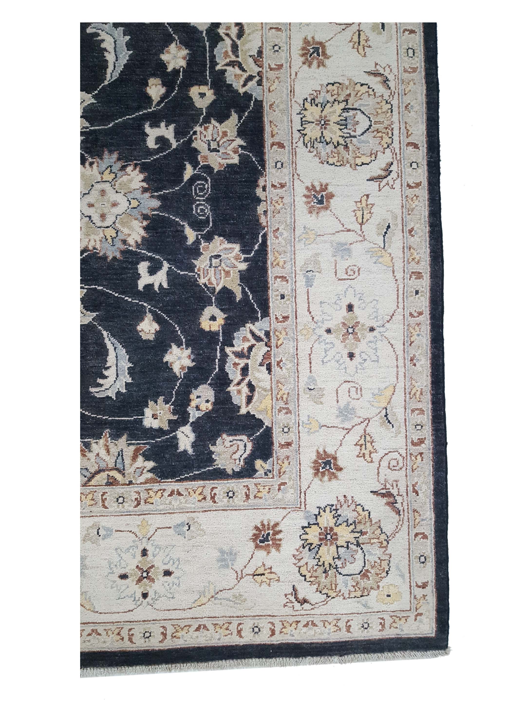 Ziegler Hand Knotted Black 7x10 - Image 4 of 5