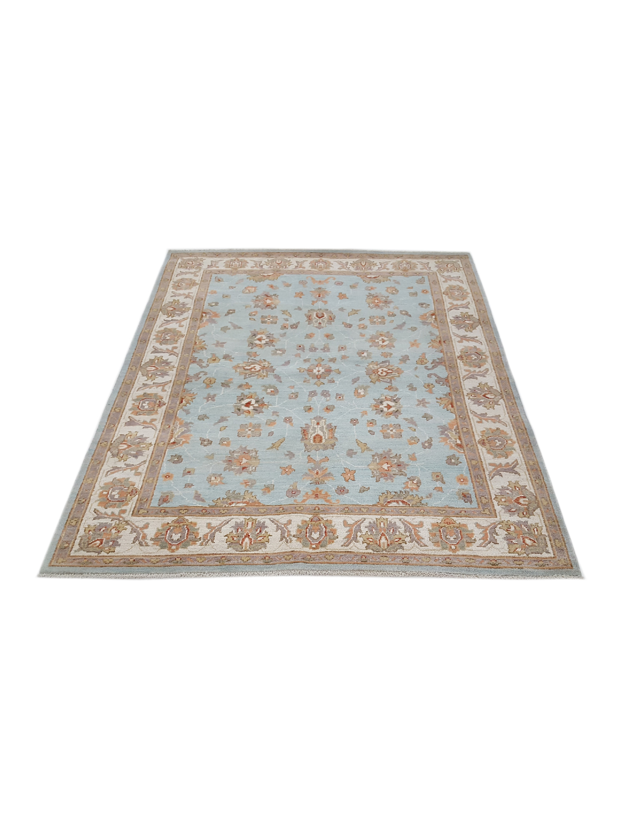 Ziegler Hand Knotted Blue 5x6 - Image 2 of 6