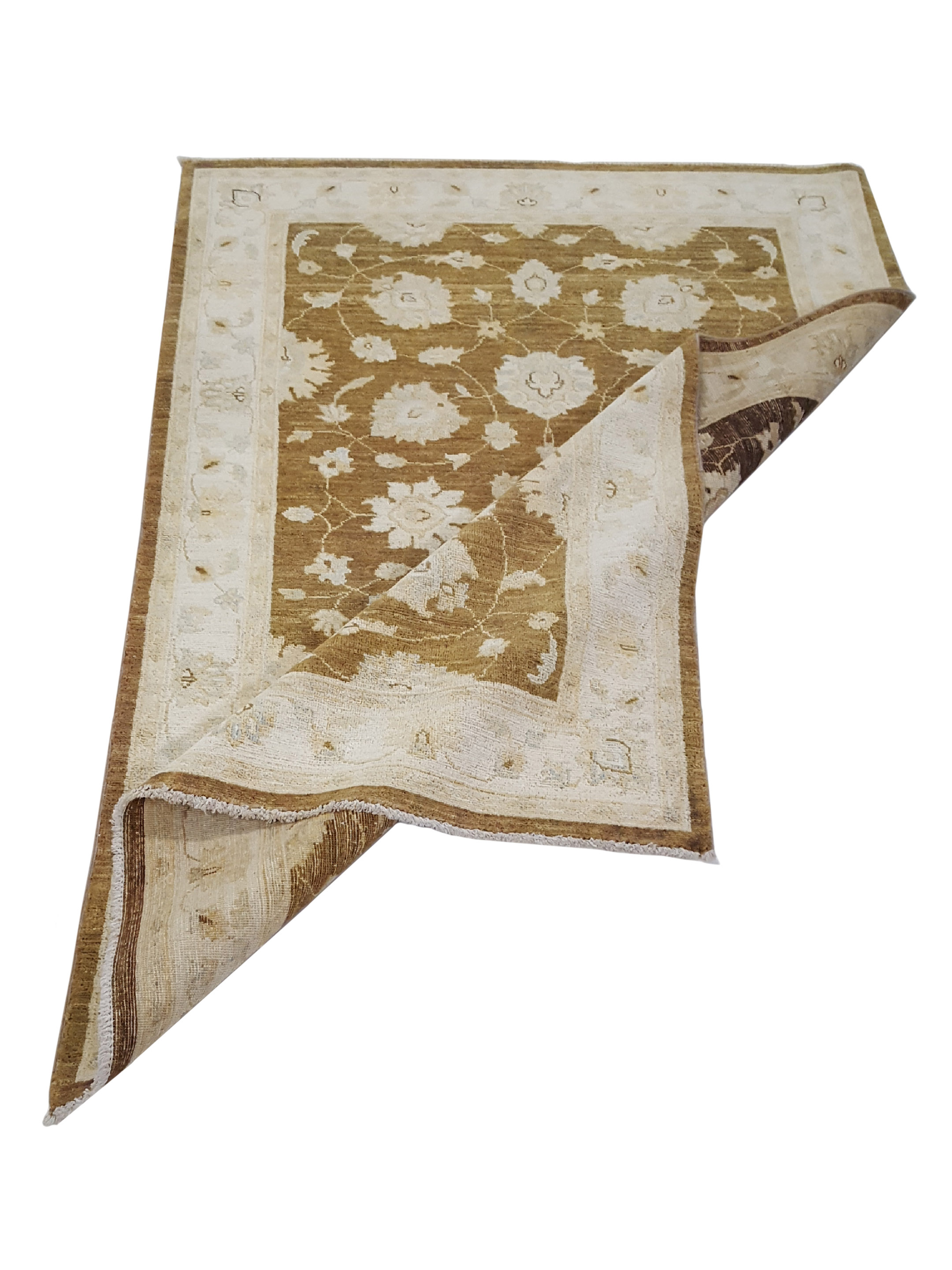 Ziegler Hand Knotted Brown 4x6 - Image 3 of 5