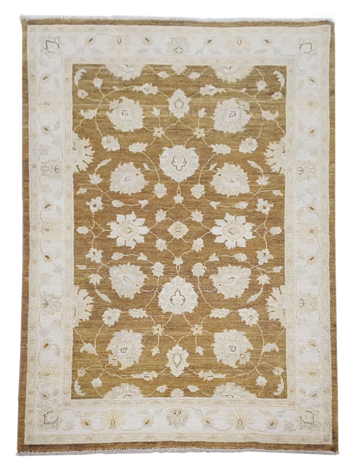 Ziegler Hand Knotted Brown 4x6