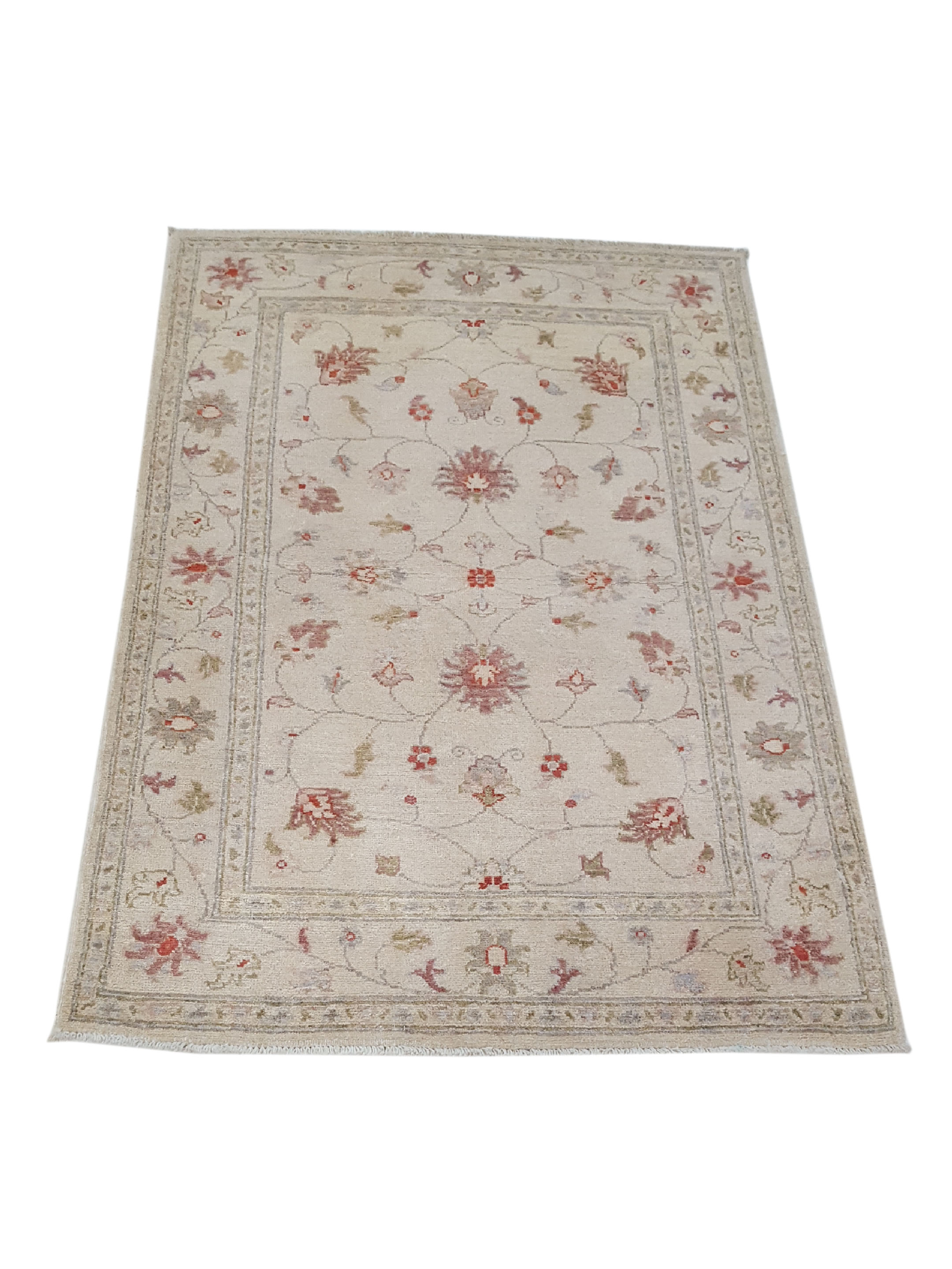 Ziegler Hand Knotted Ivory 3x5 - Image 2 of 6