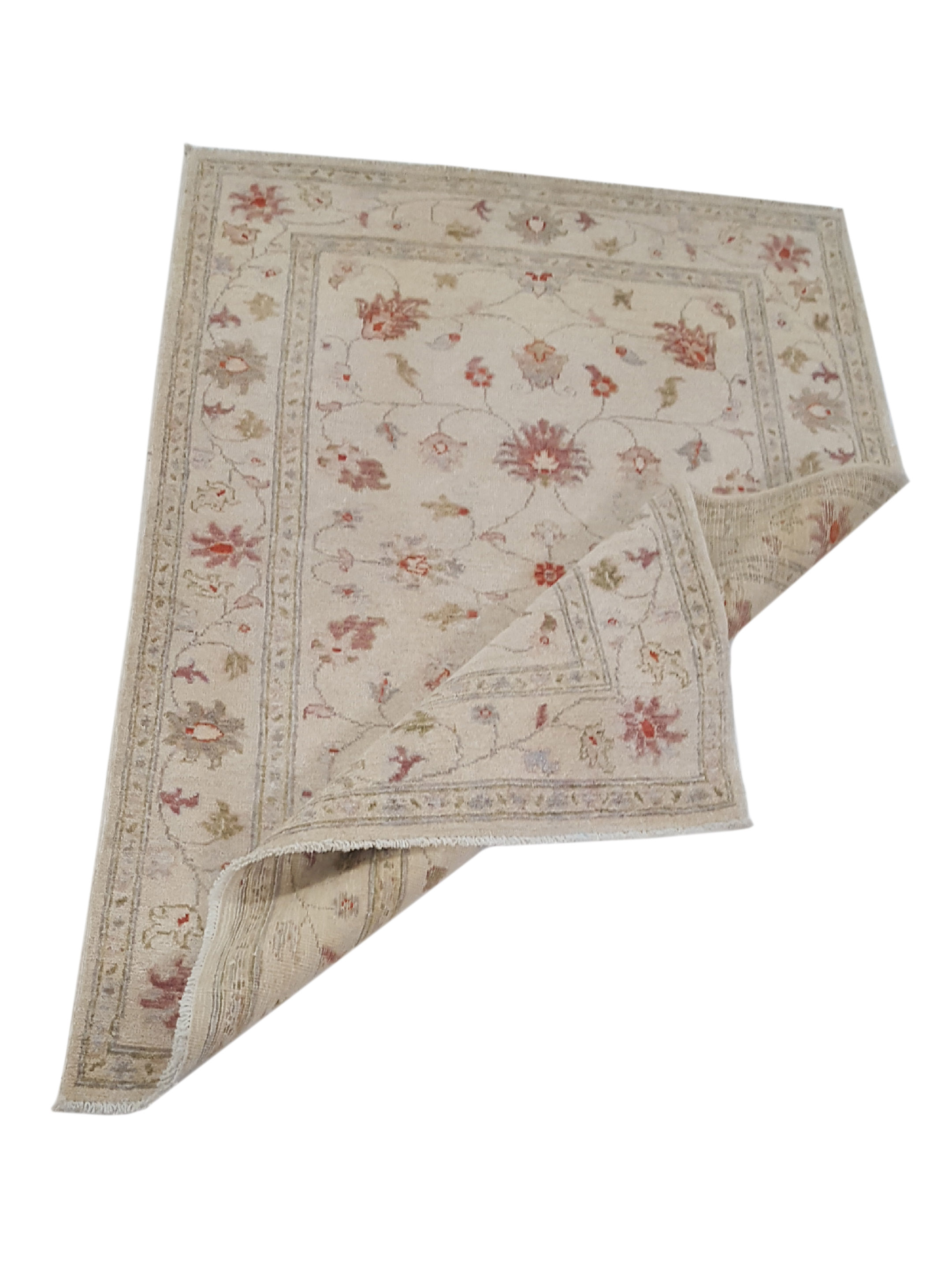 Ziegler Hand Knotted Ivory 3x5 - Image 3 of 6