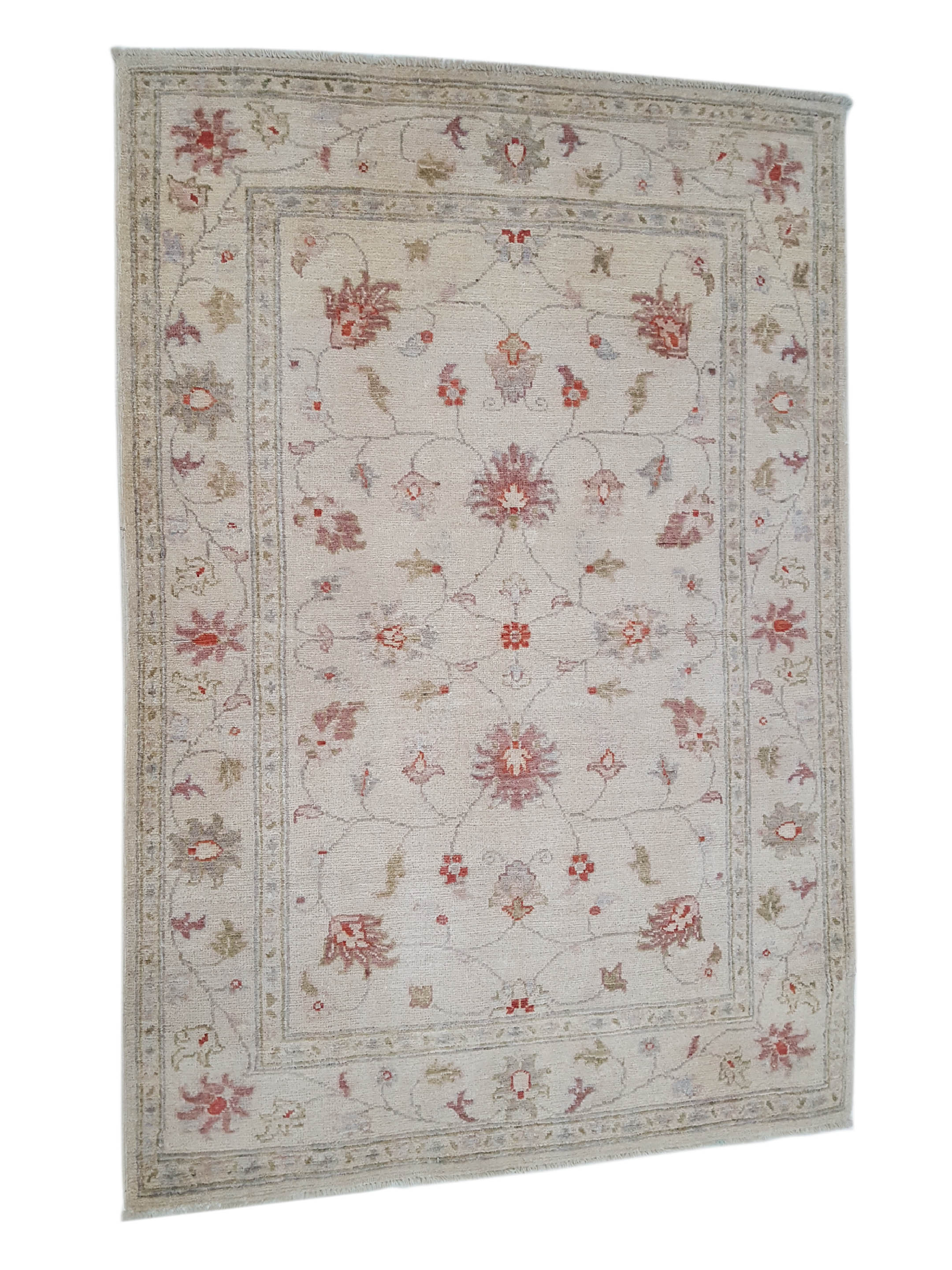 Ziegler Hand Knotted Ivory 3x5 - Image 5 of 6