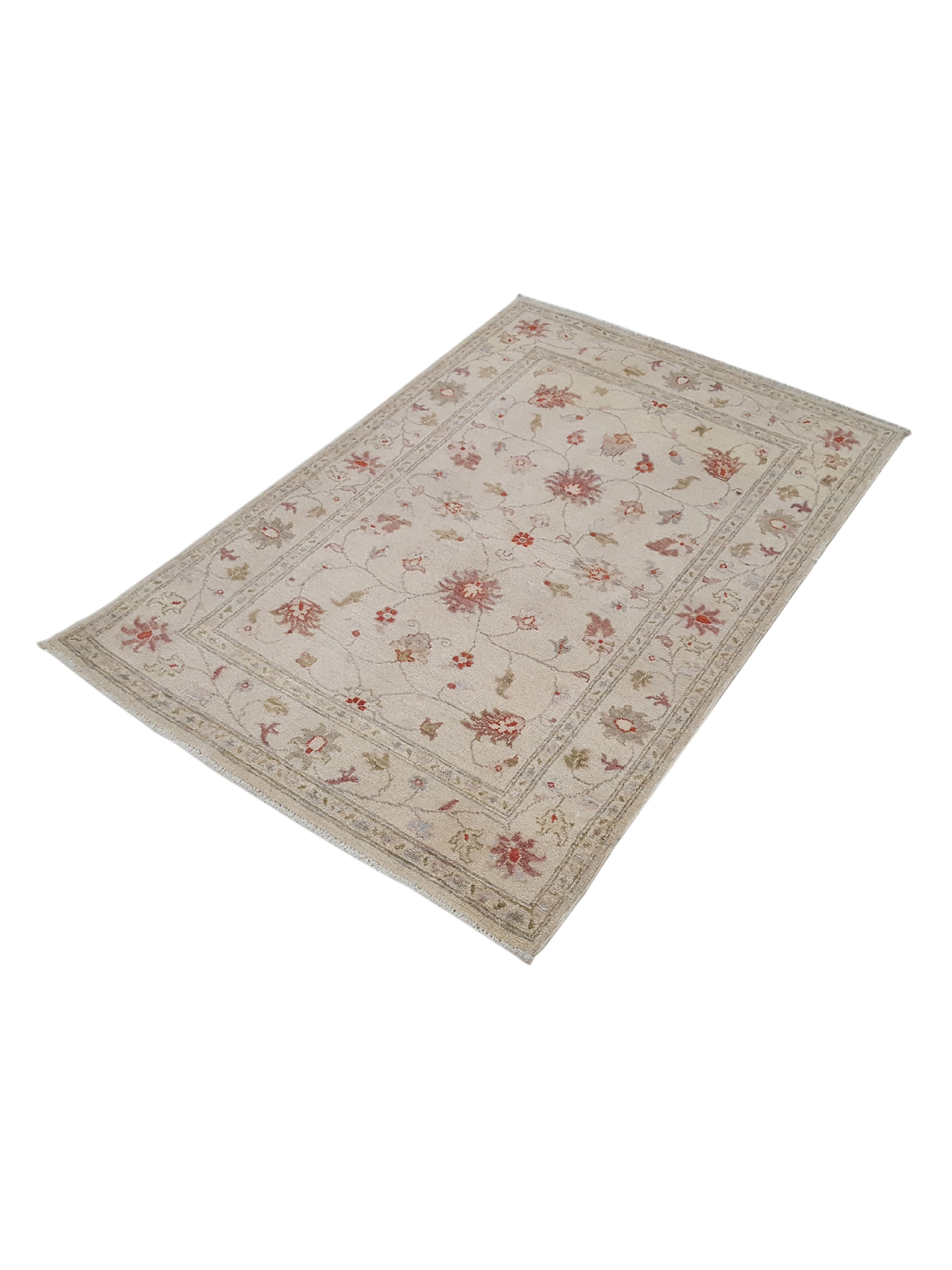 Ziegler Hand Knotted Ivory 3x5 - Image 6 of 6
