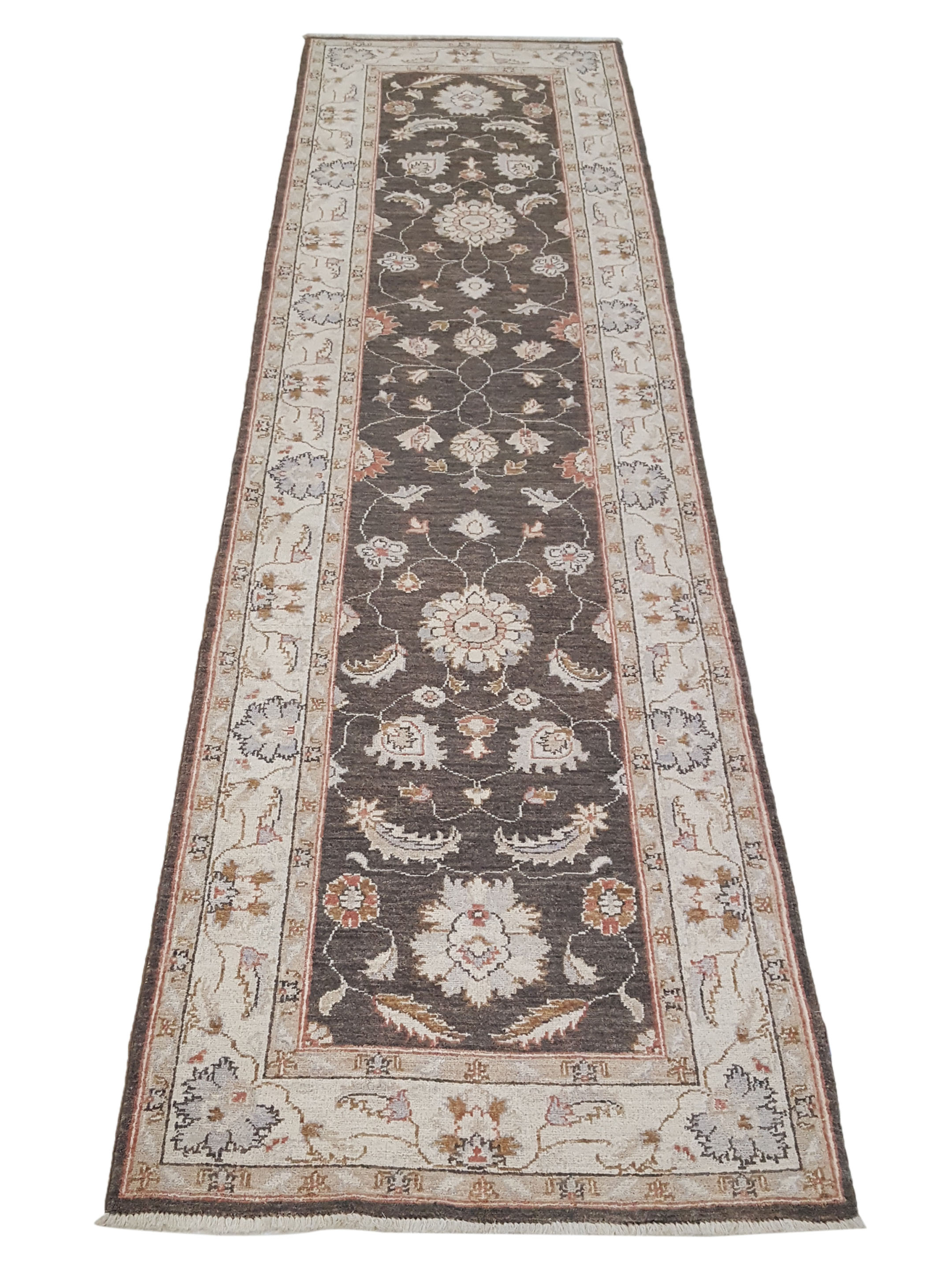 Ziegler Hand Knotted Brown 3x10 - Image 2 of 6