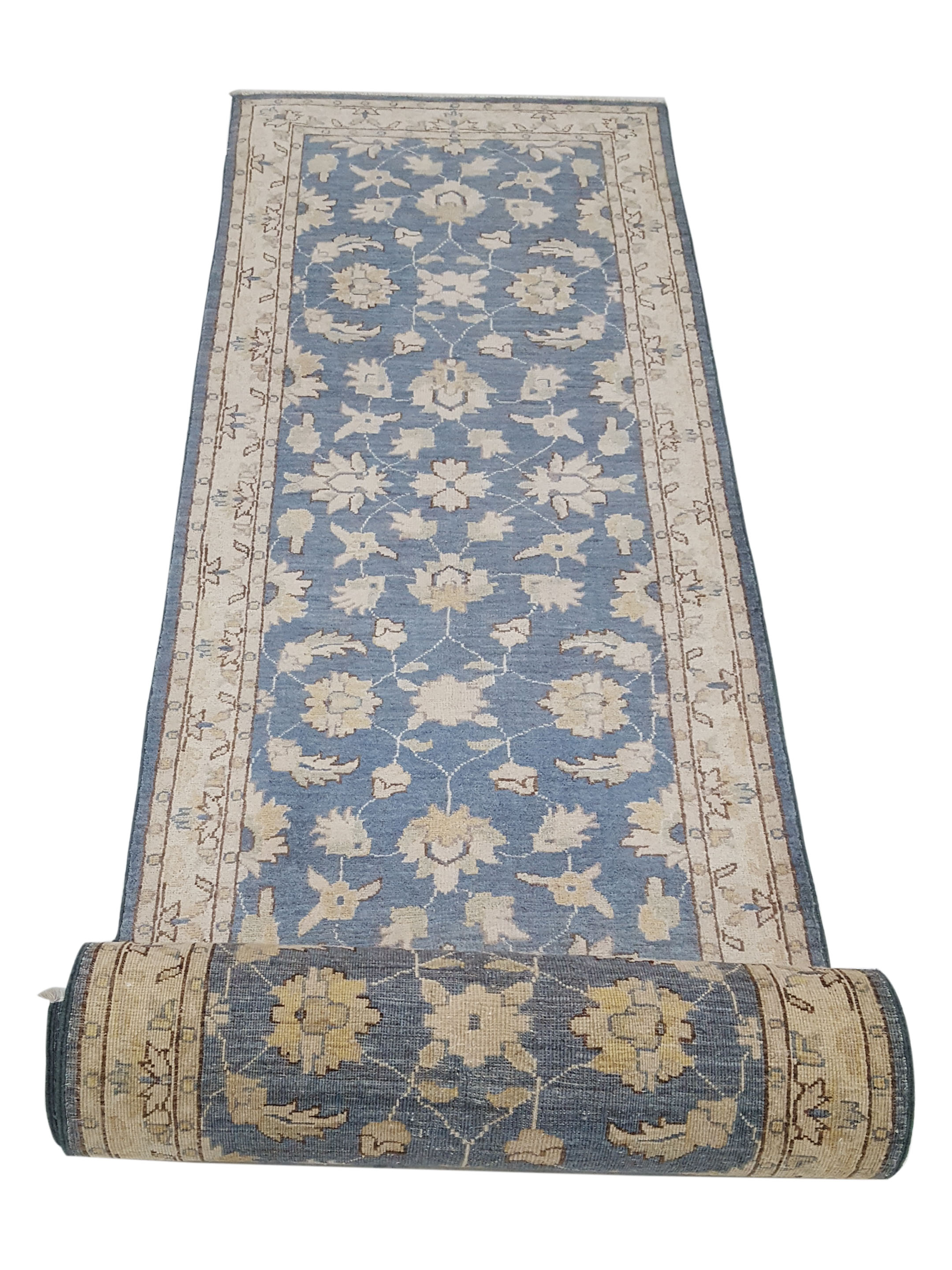 Ziegler Hand Knotted Grey 3x9 - Image 3 of 6