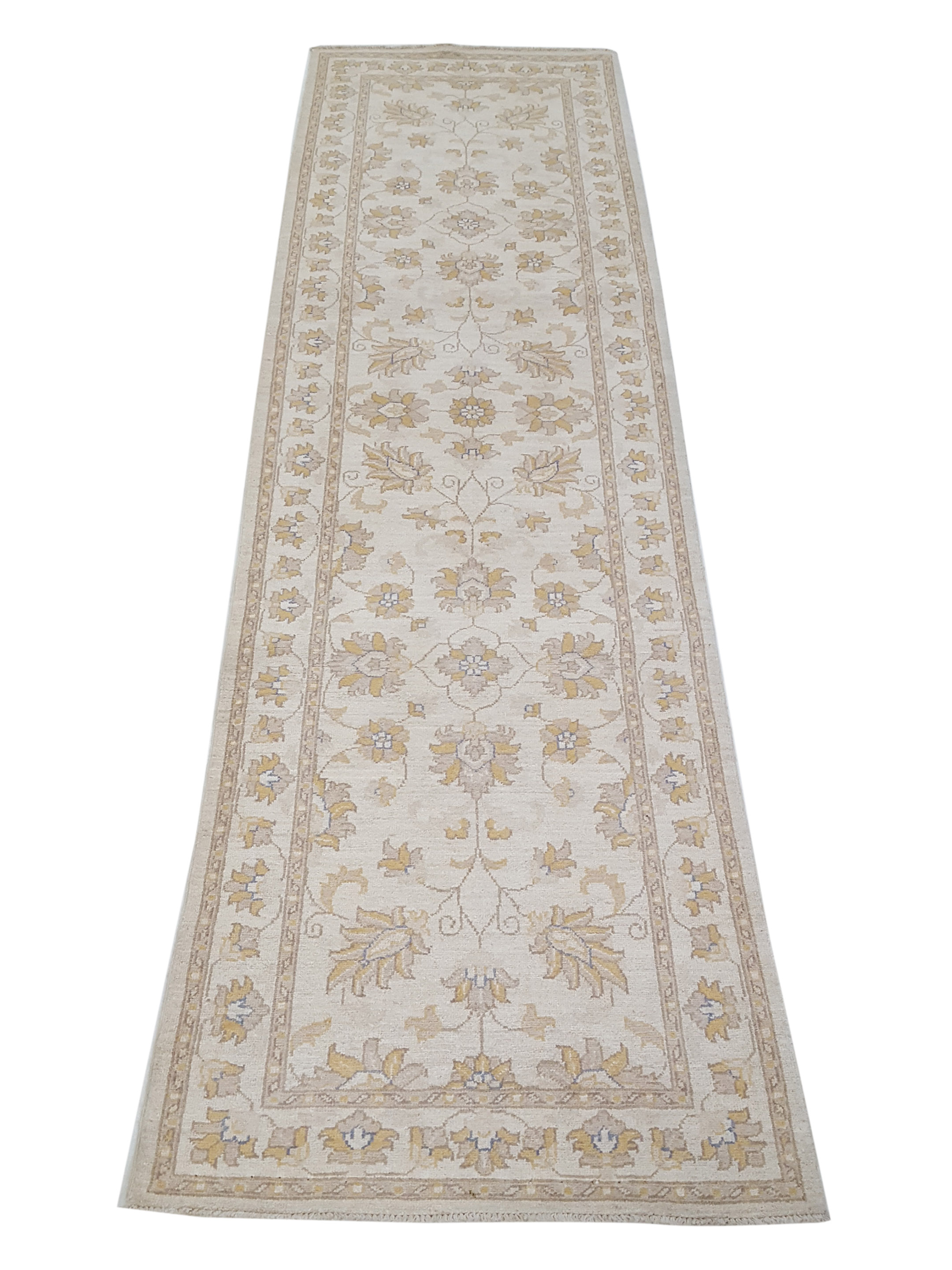 Ziegler Hand Knotted Ivory 3x10 - Image 2 of 6