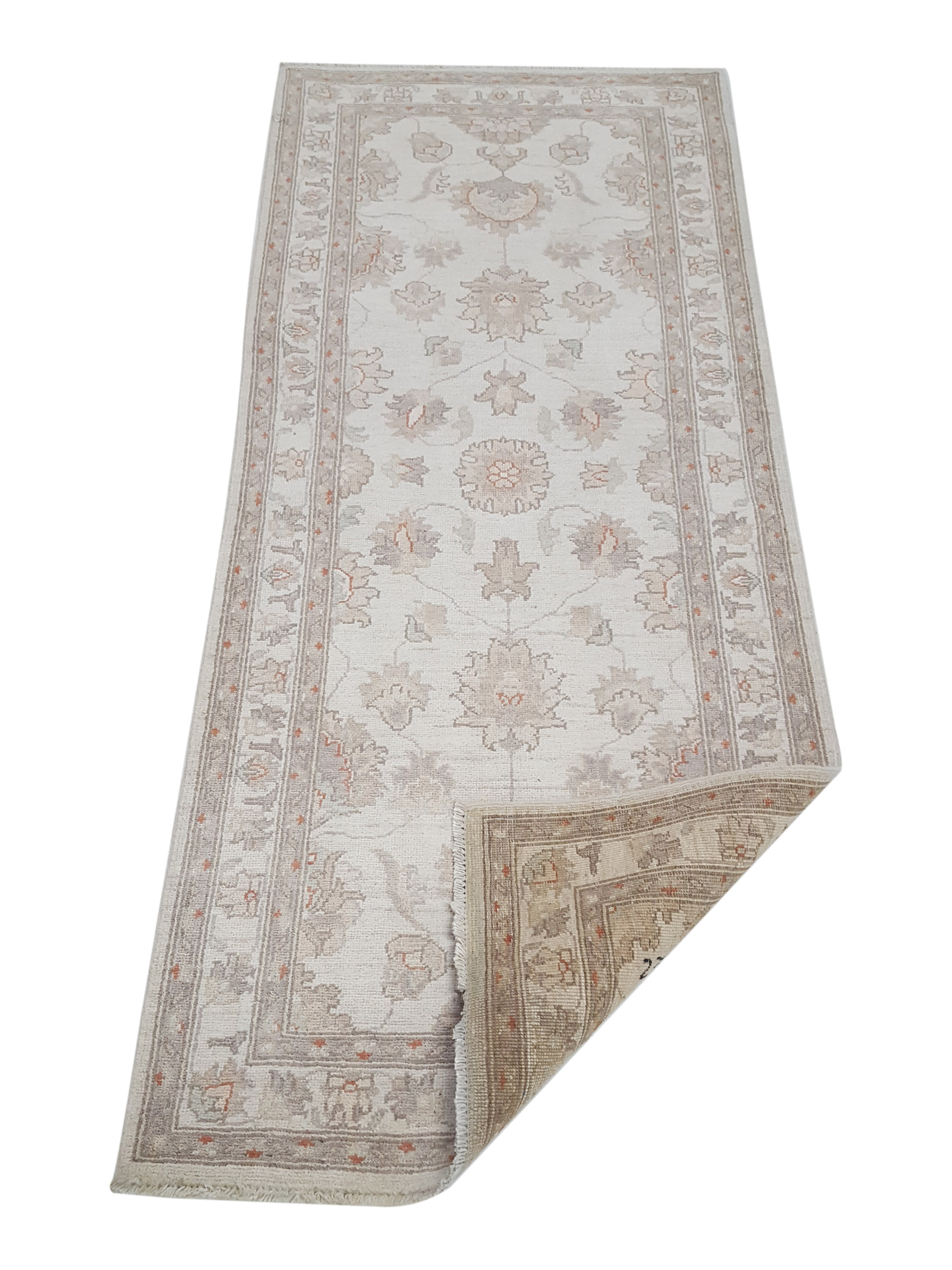 Ziegler Hand Knotted Ivory 2.6x6 - Image 2 of 5