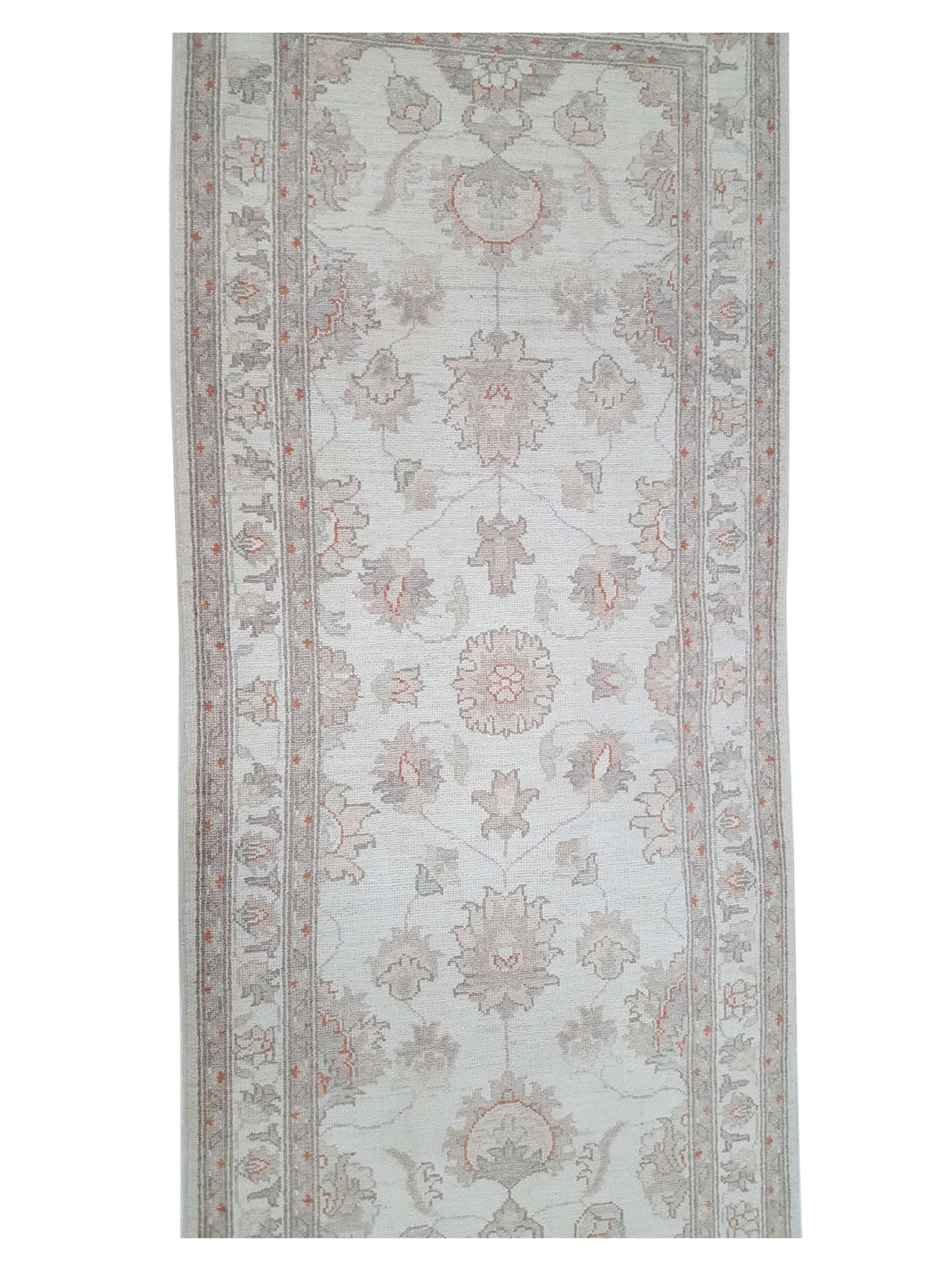 Ziegler Hand Knotted Ivory 2.6x6 - Image 4 of 5