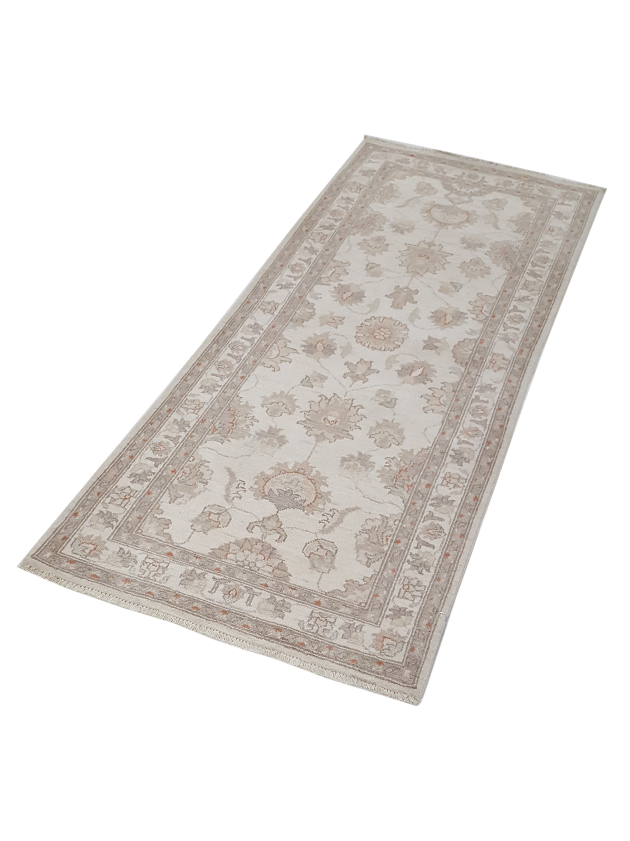 Ziegler Hand Knotted Ivory 2.6x6 - Image 5 of 5
