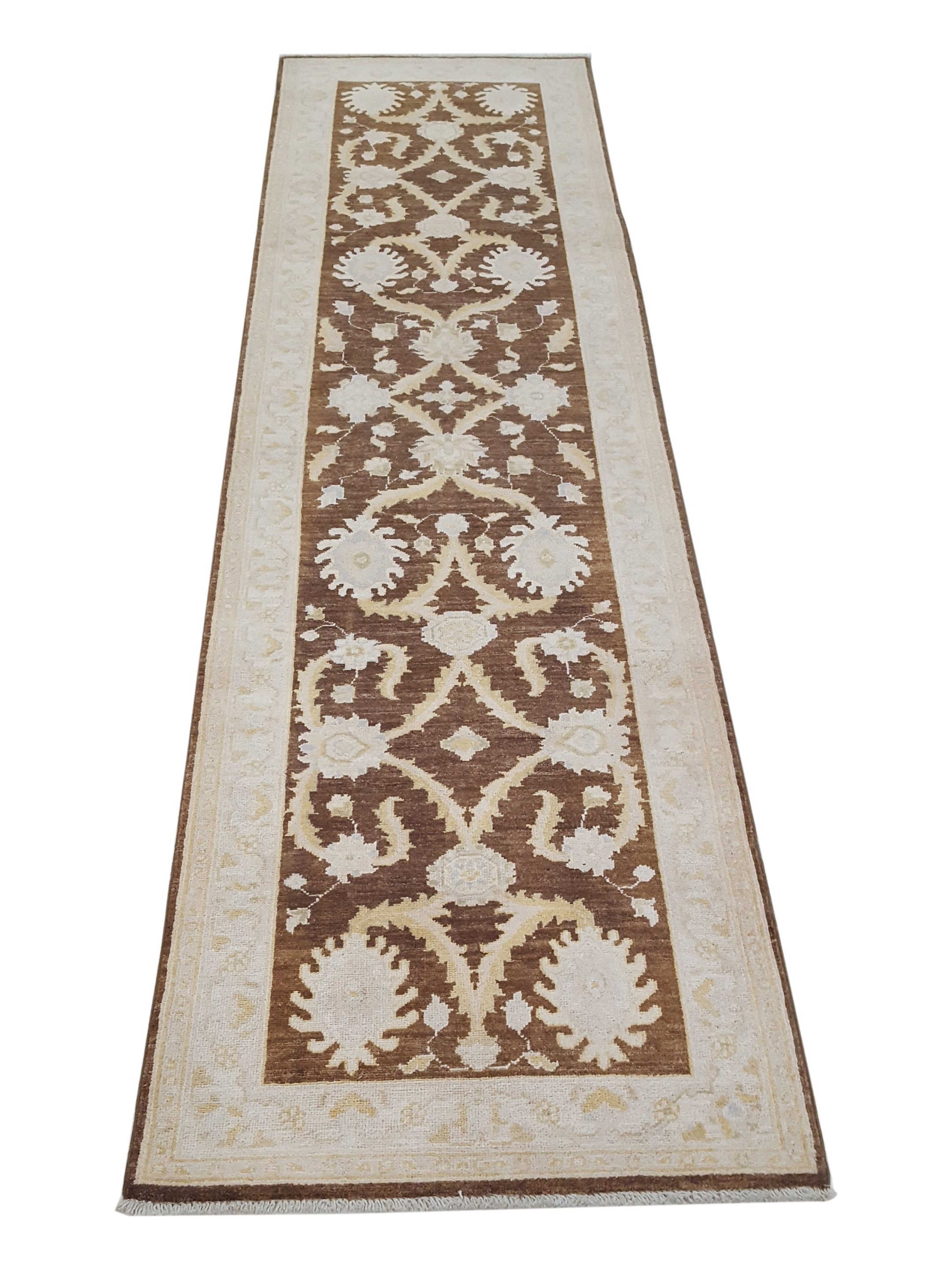 Ziegler Hand Knotted Brown 2.6x9 - Image 2 of 6