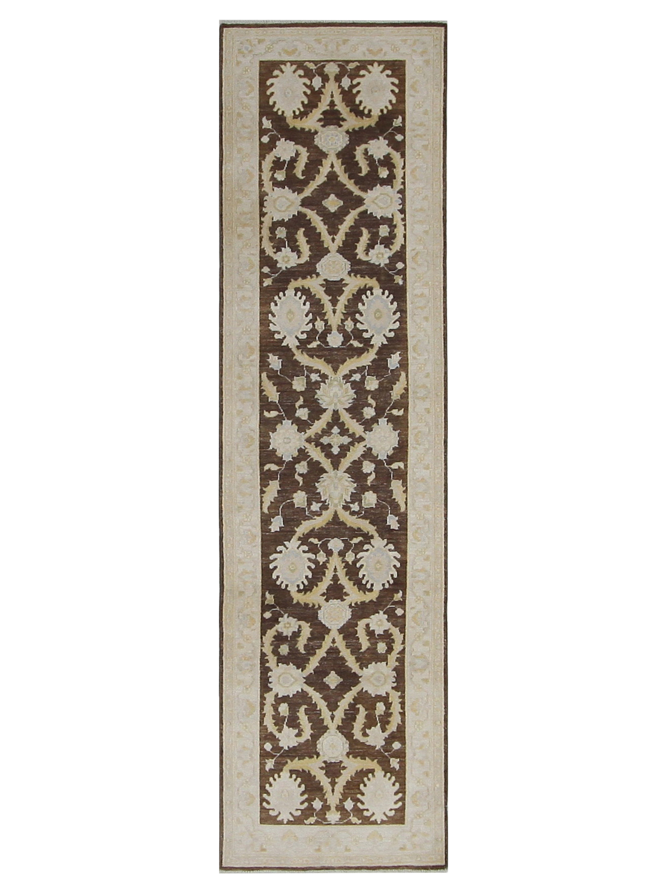 Ziegler Hand Knotted Brown 2.6x9