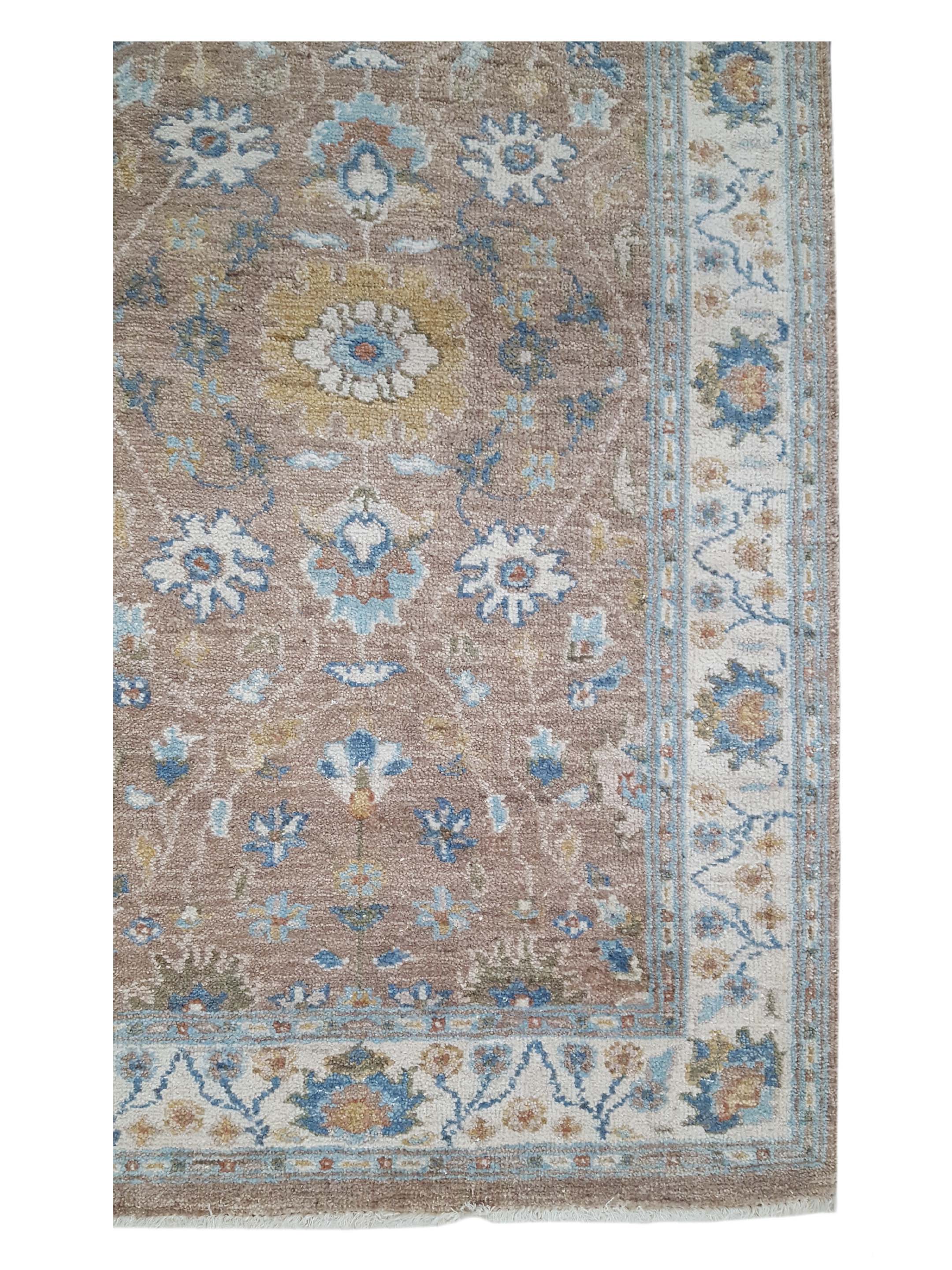 Ziegler Hand Knotted Lt.Brown 3x8 - Image 4 of 6