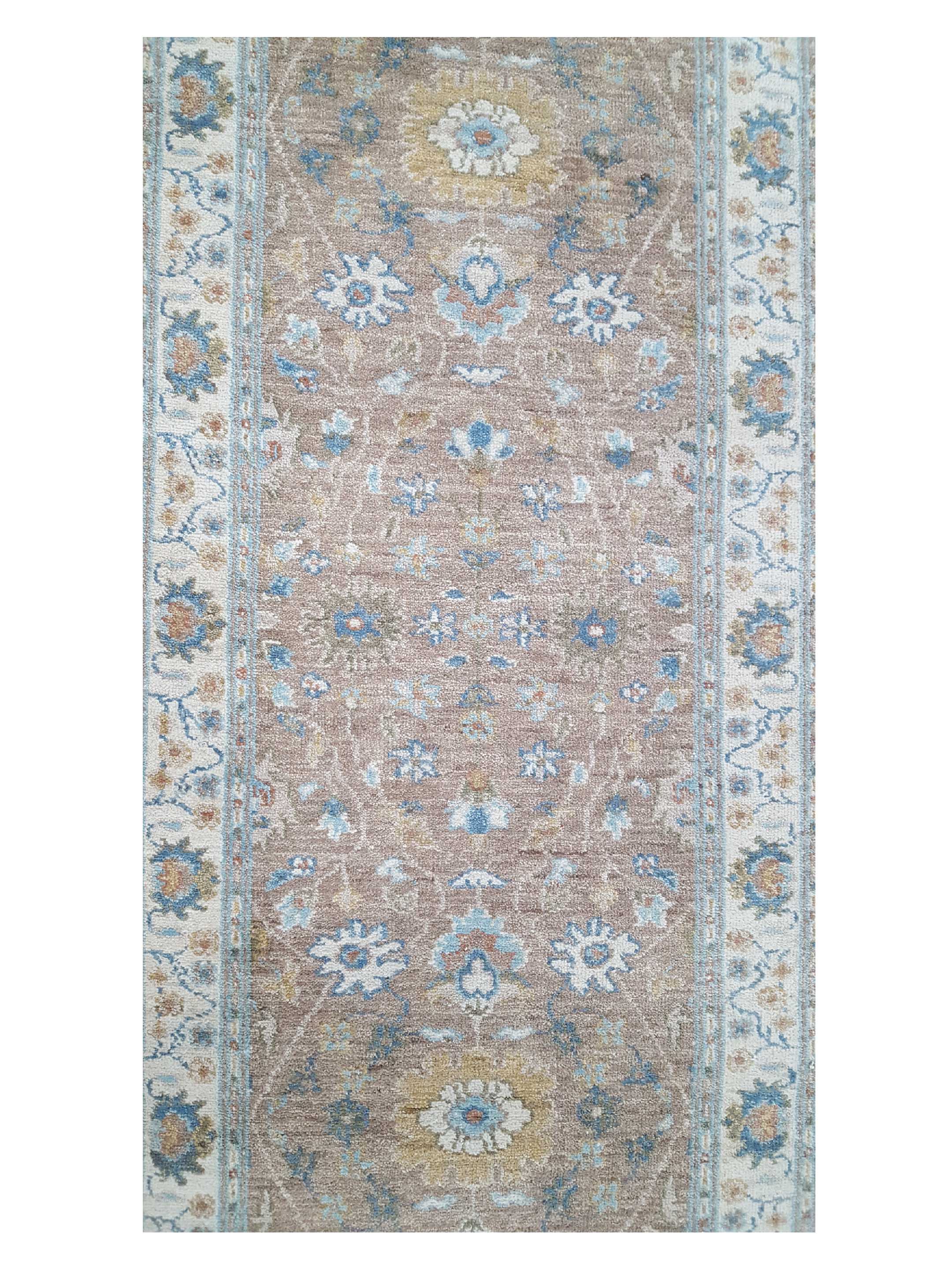 Ziegler Hand Knotted Lt.Brown 3x8 - Image 5 of 6