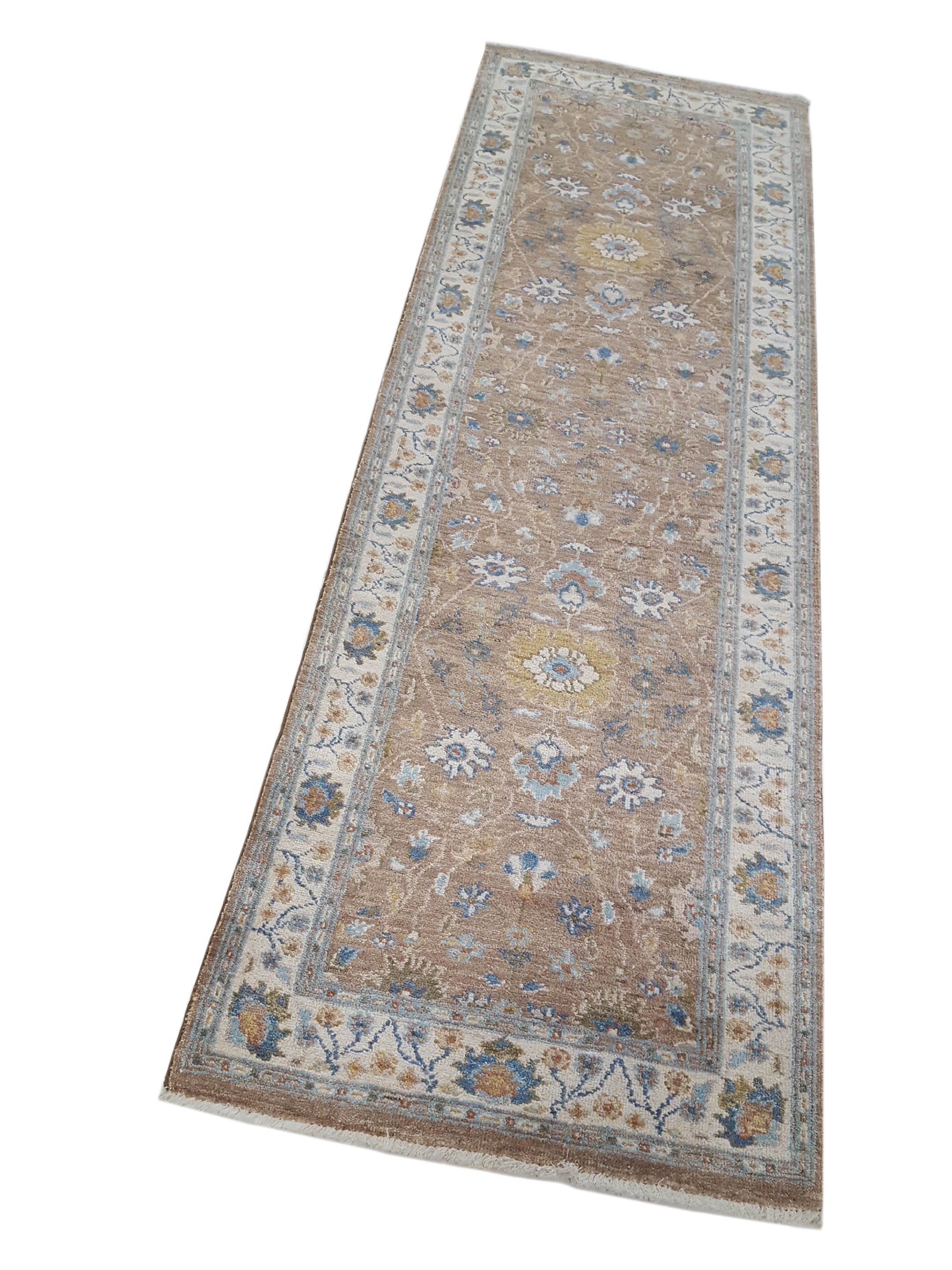 Ziegler Hand Knotted Lt.Brown 3x8 - Image 6 of 6