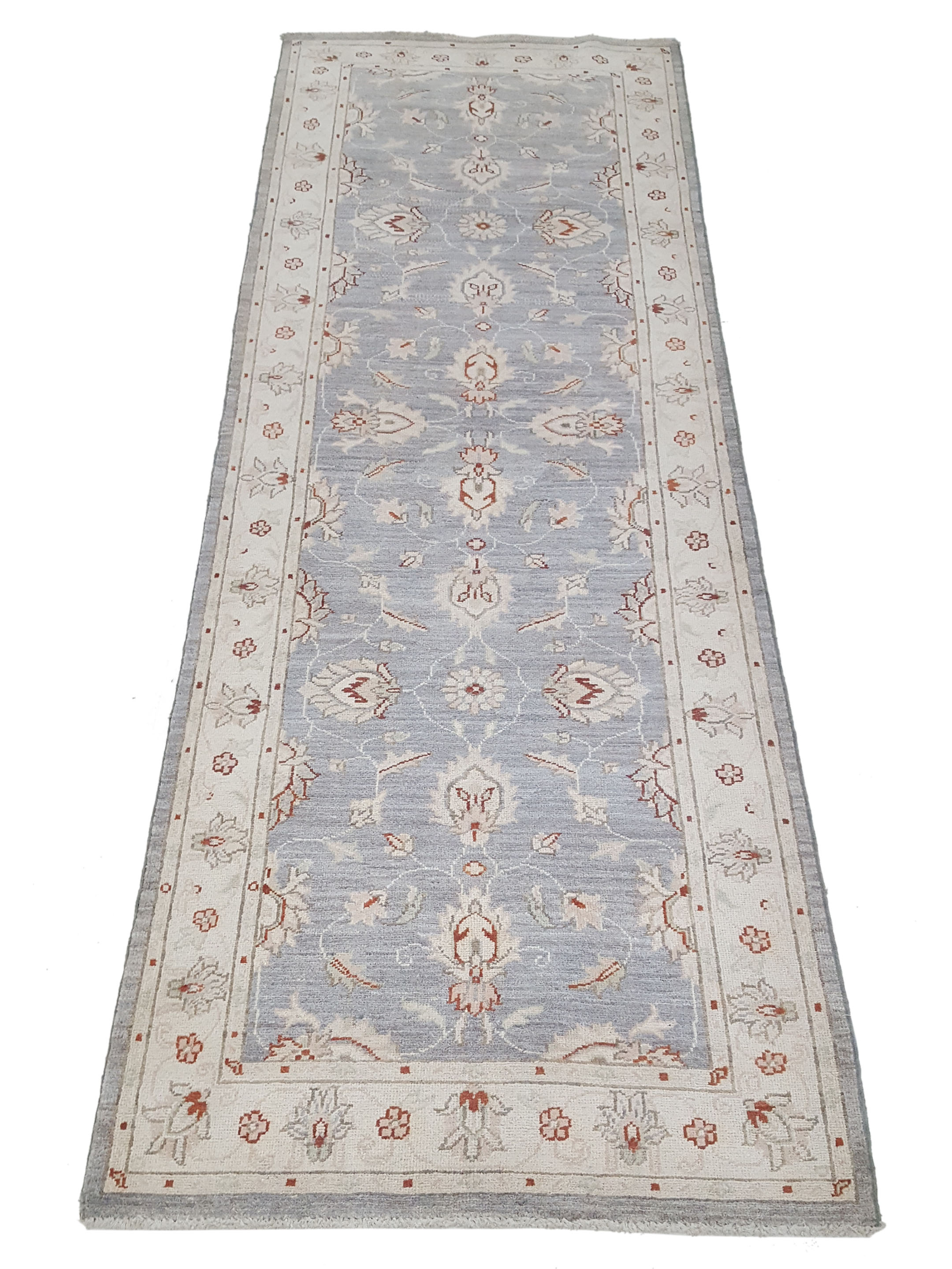 Ziegler Hand Knotted Lt.Grey 3x9 - Image 2 of 6