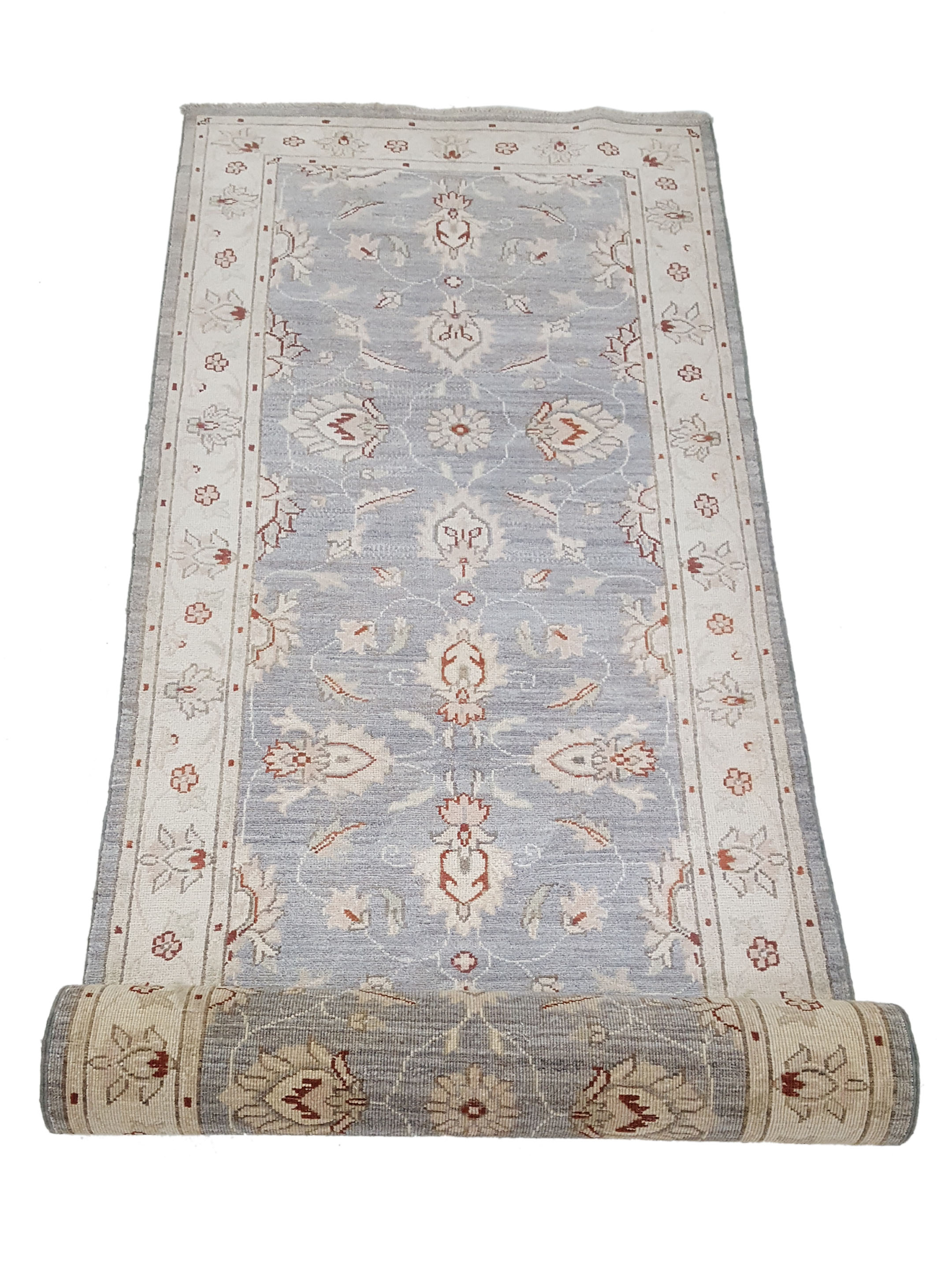 Ziegler Hand Knotted Lt.Grey 3x9 - Image 3 of 6