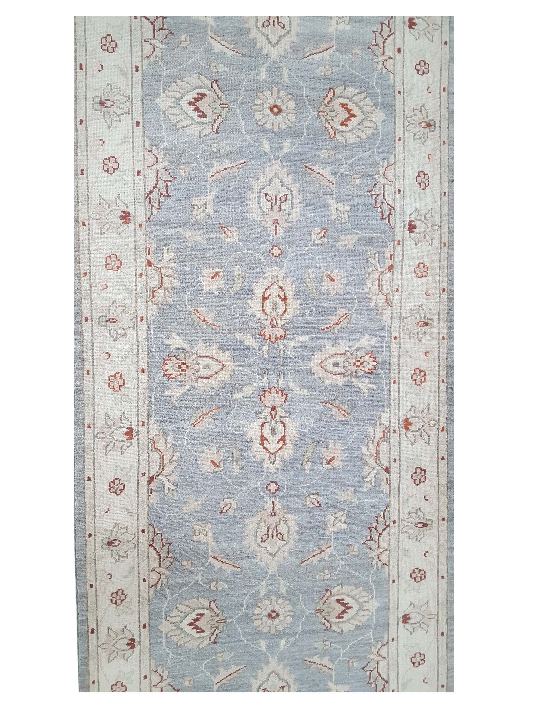 Ziegler Hand Knotted Lt.Grey 3x9 - Image 5 of 6