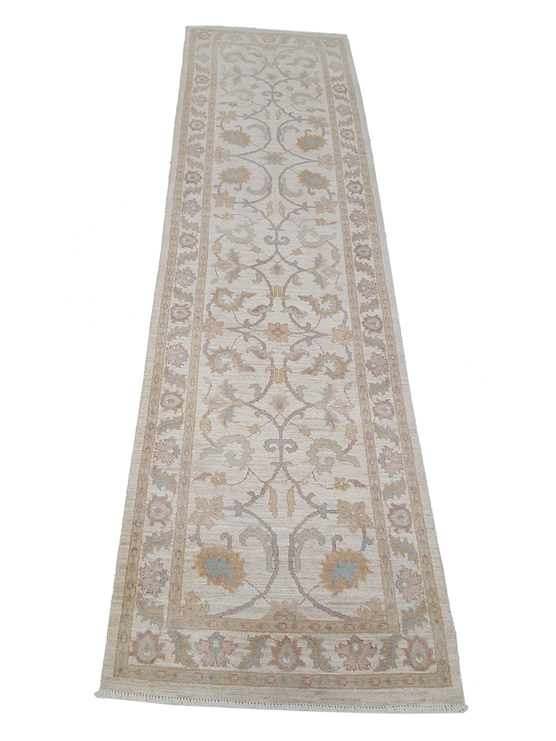 Ziegler Hand Knotted Ivory 3x10 - Image 2 of 6