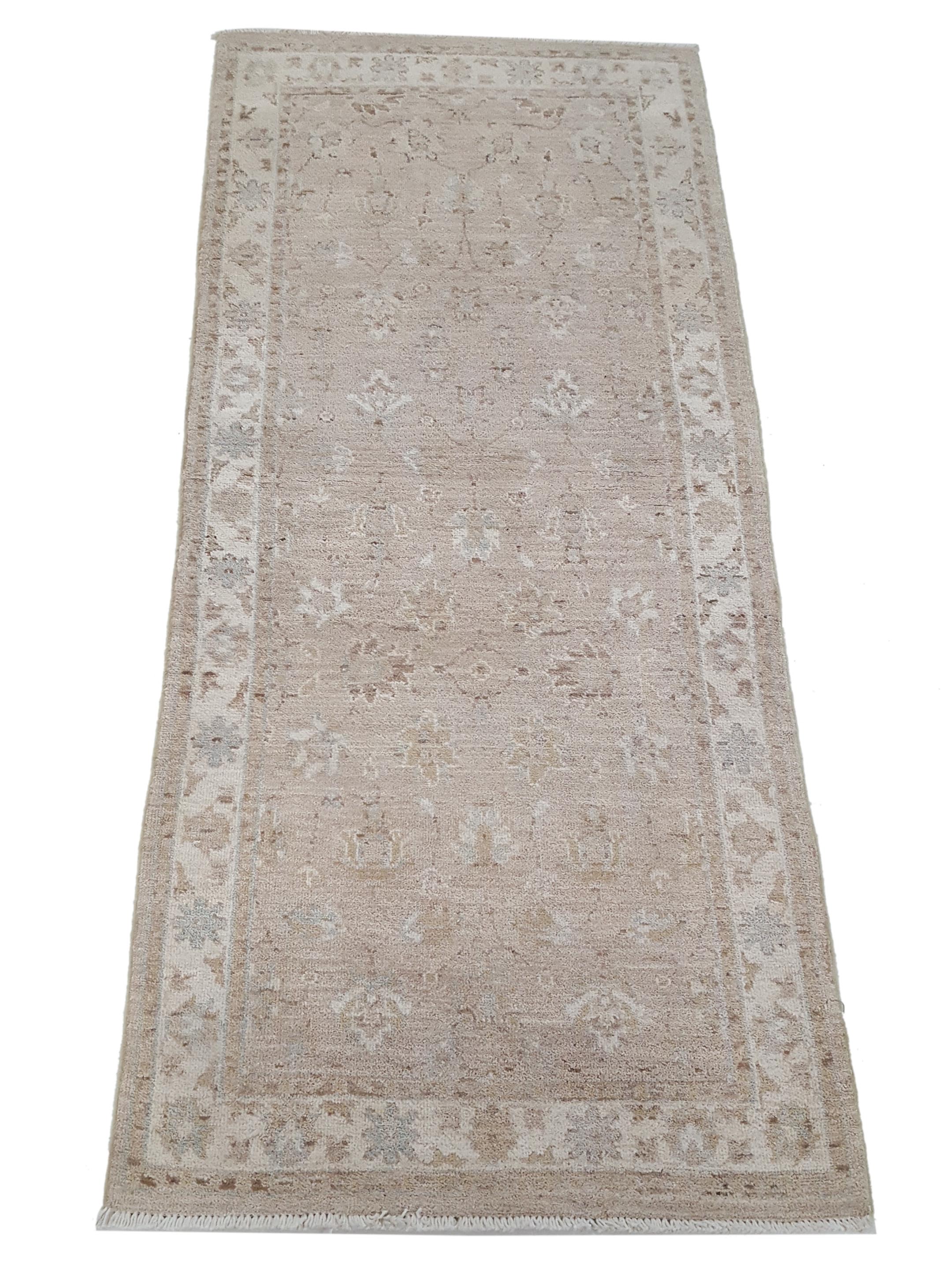 Ziegler Hand Knotted Ivory 2.6x6 - Image 2 of 6