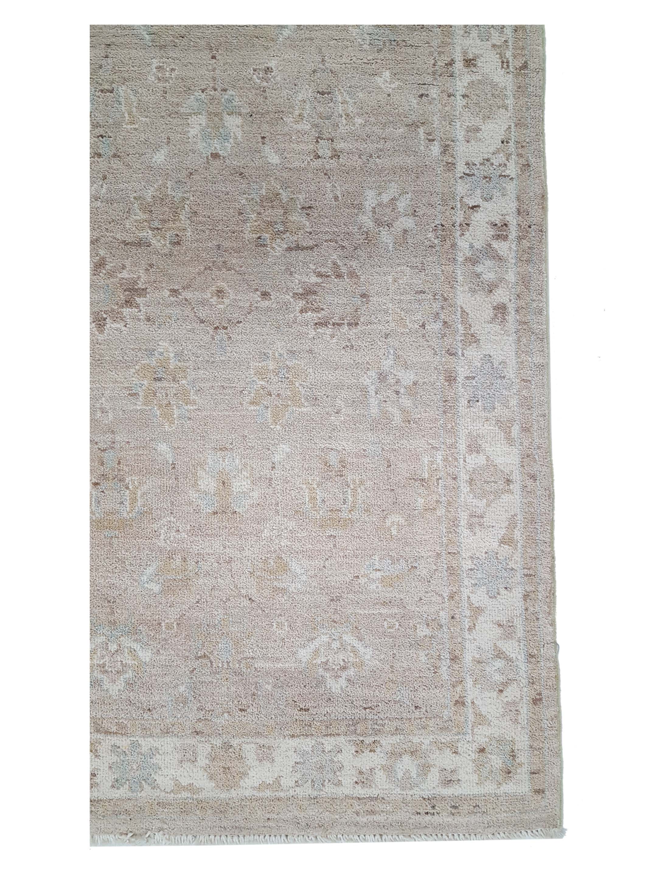 Ziegler Hand Knotted Ivory 2.6x6 - Image 4 of 6