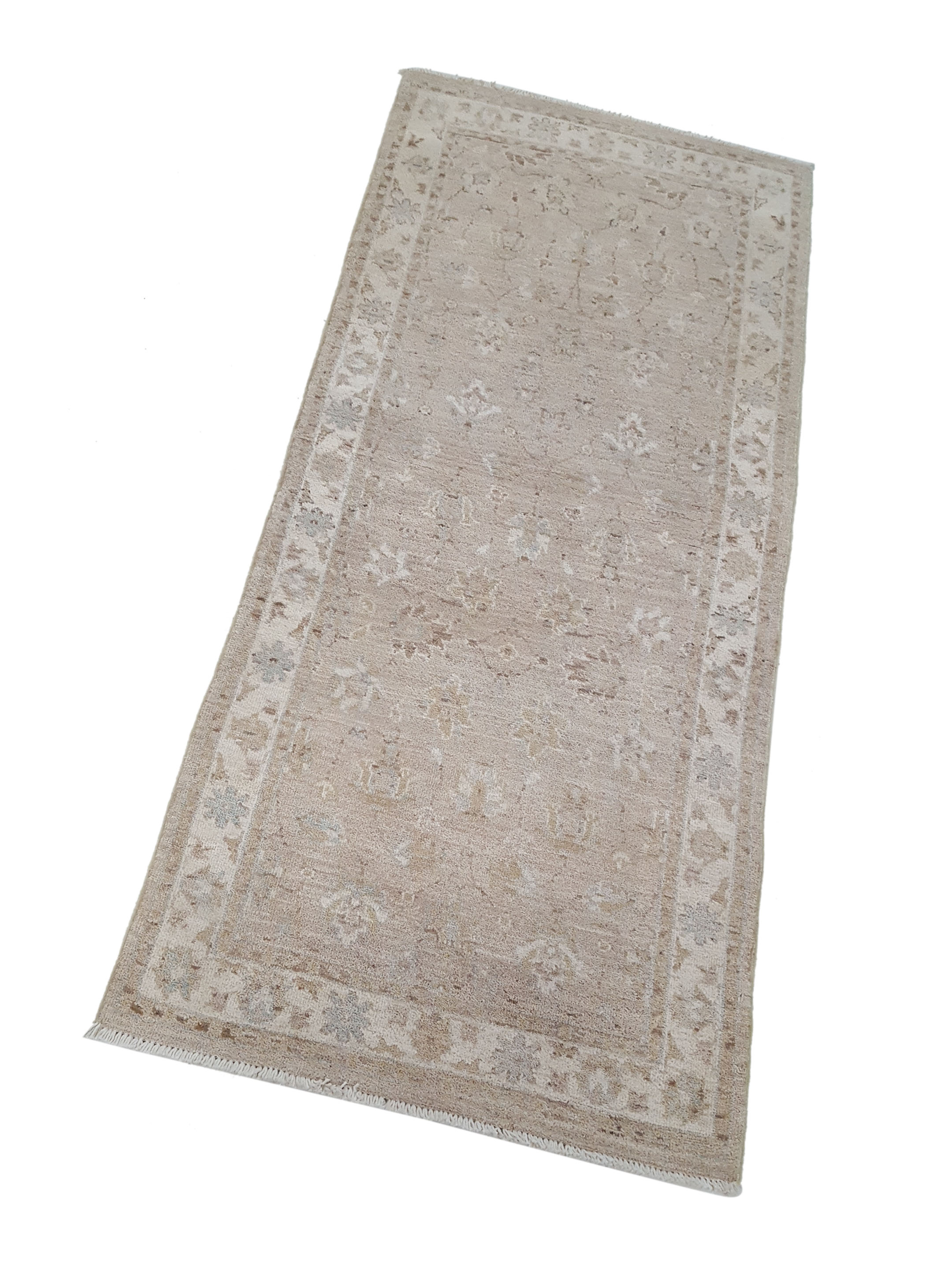 Ziegler Hand Knotted Ivory 2.6x6 - Image 6 of 6