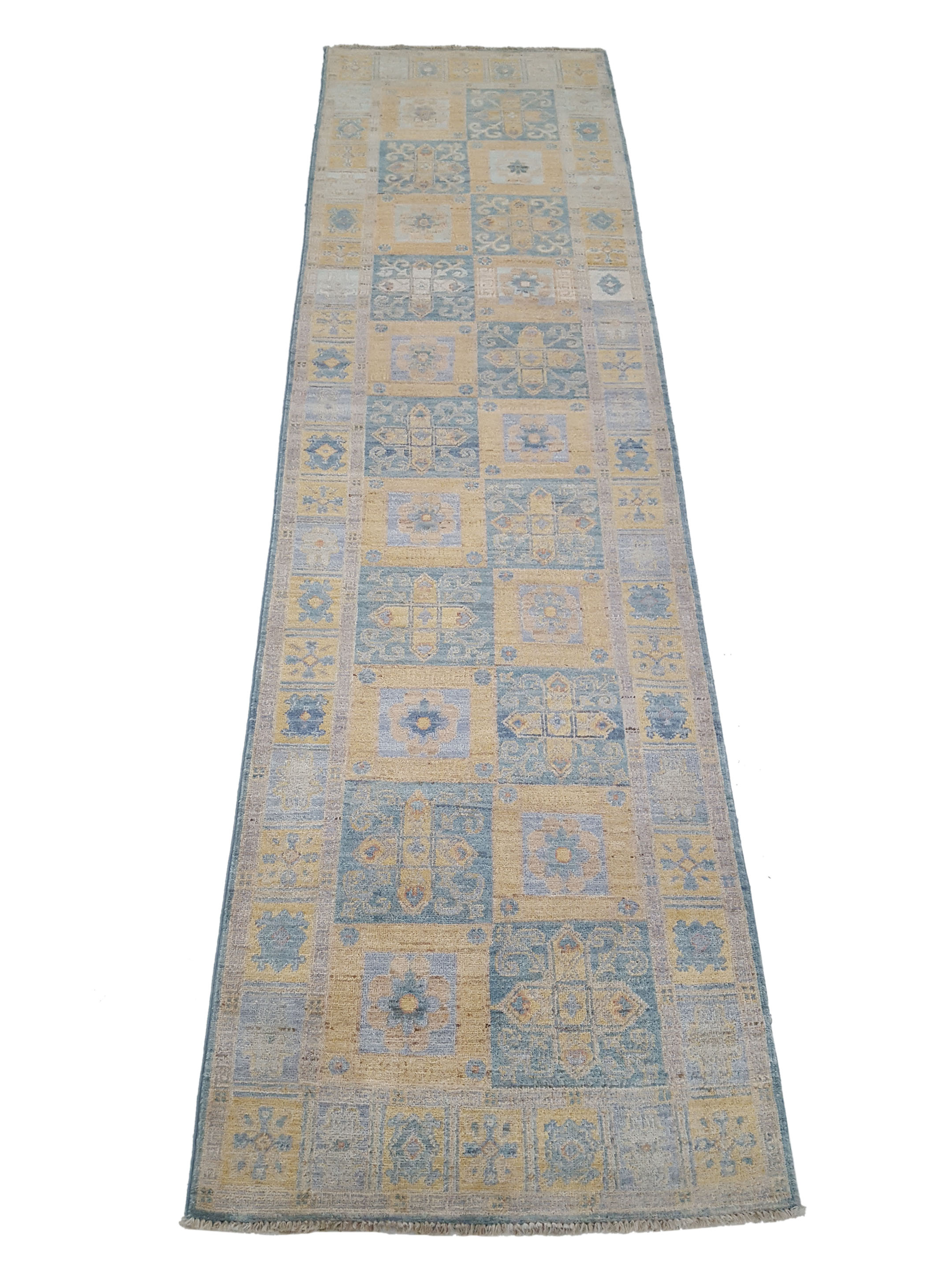 Ziegler Hand Knotted Blue 3x10 - Image 2 of 6