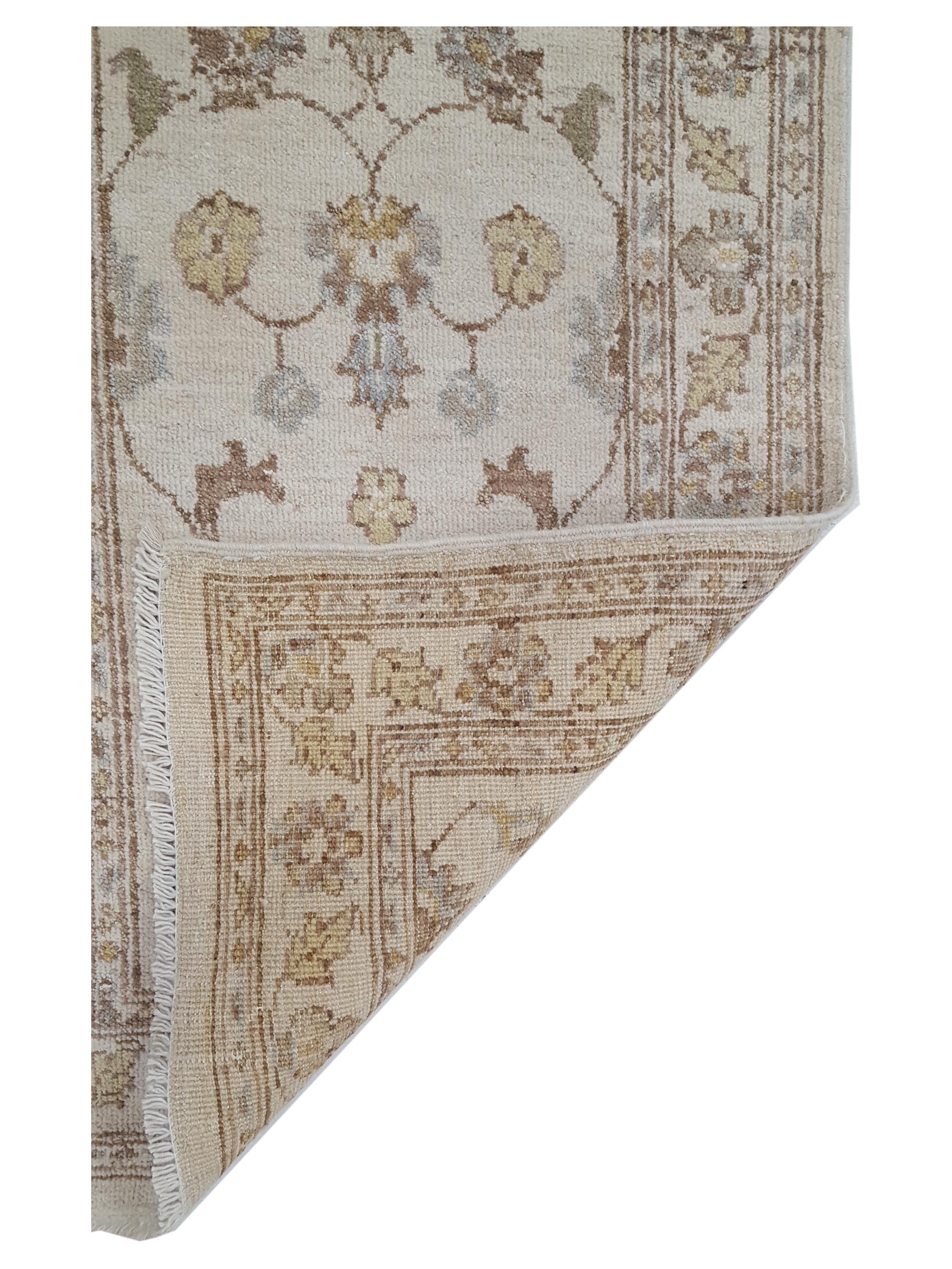 Ziegler Hand Knotted Ivory 2.6x6 - Image 2 of 2